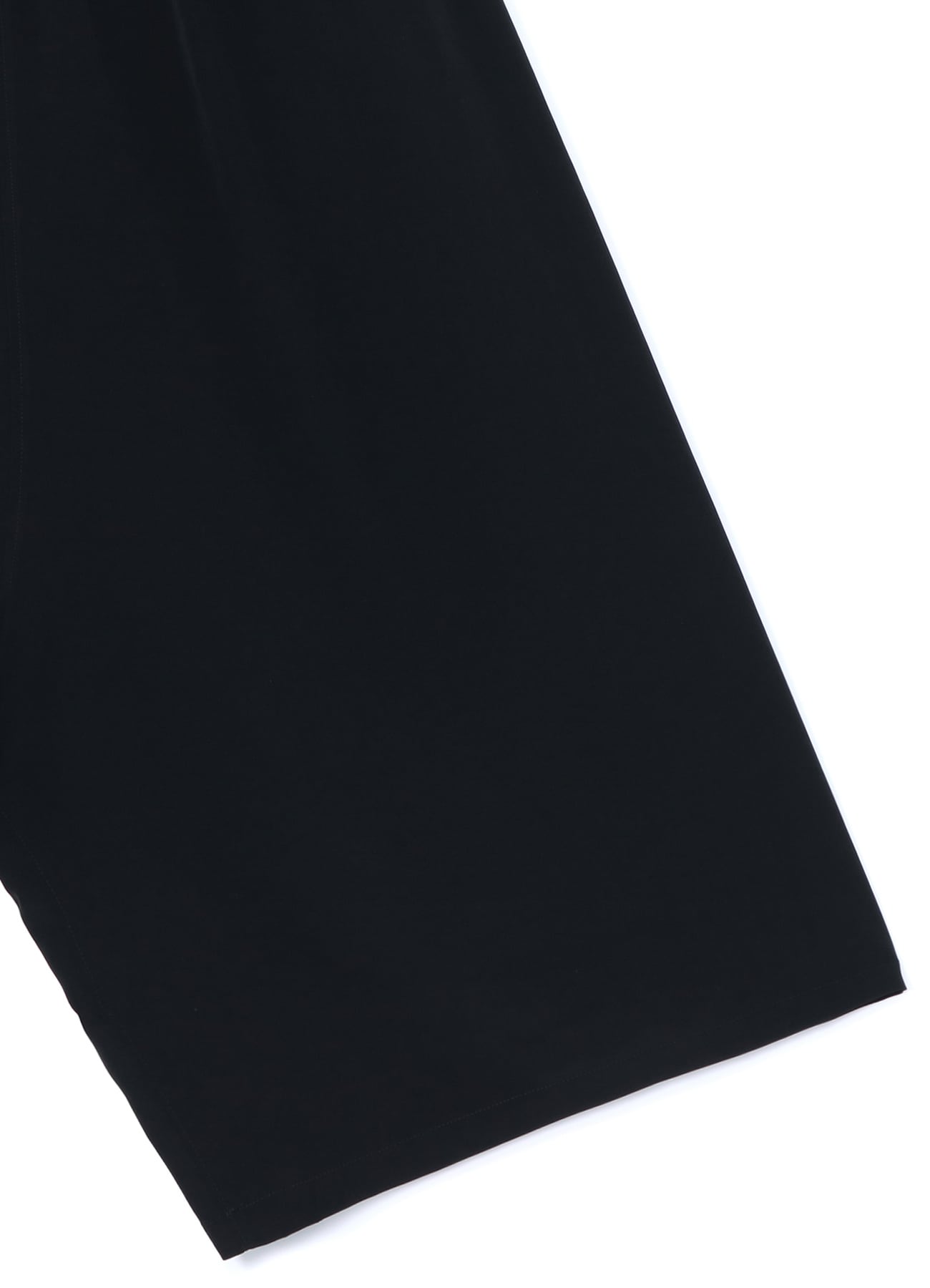 TRIACETATE POLYESTER CREPE de CHINE FRONT TUCK THICK PANTS