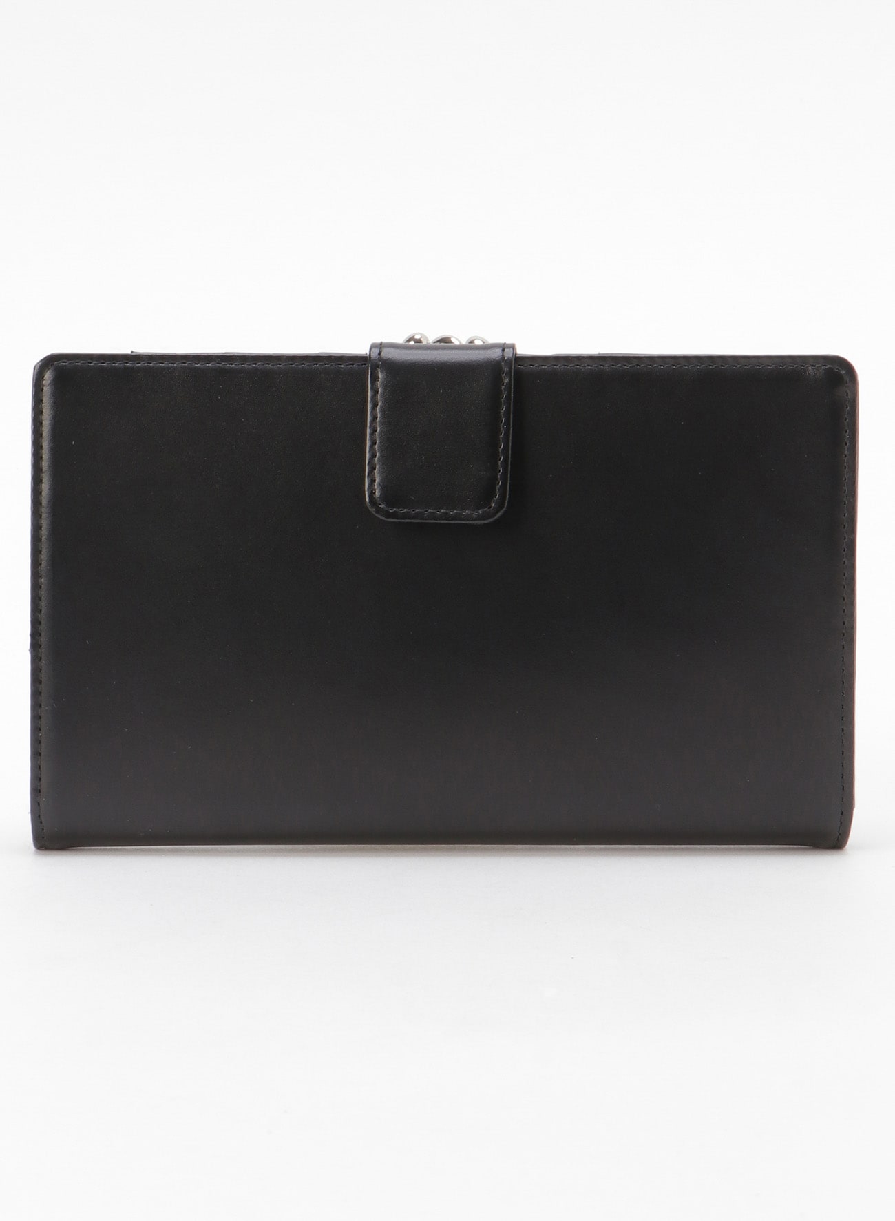 HIGH-GLOSS LEATHER LONG CLASP PURSE(FREE SIZE Black): Y's｜THE