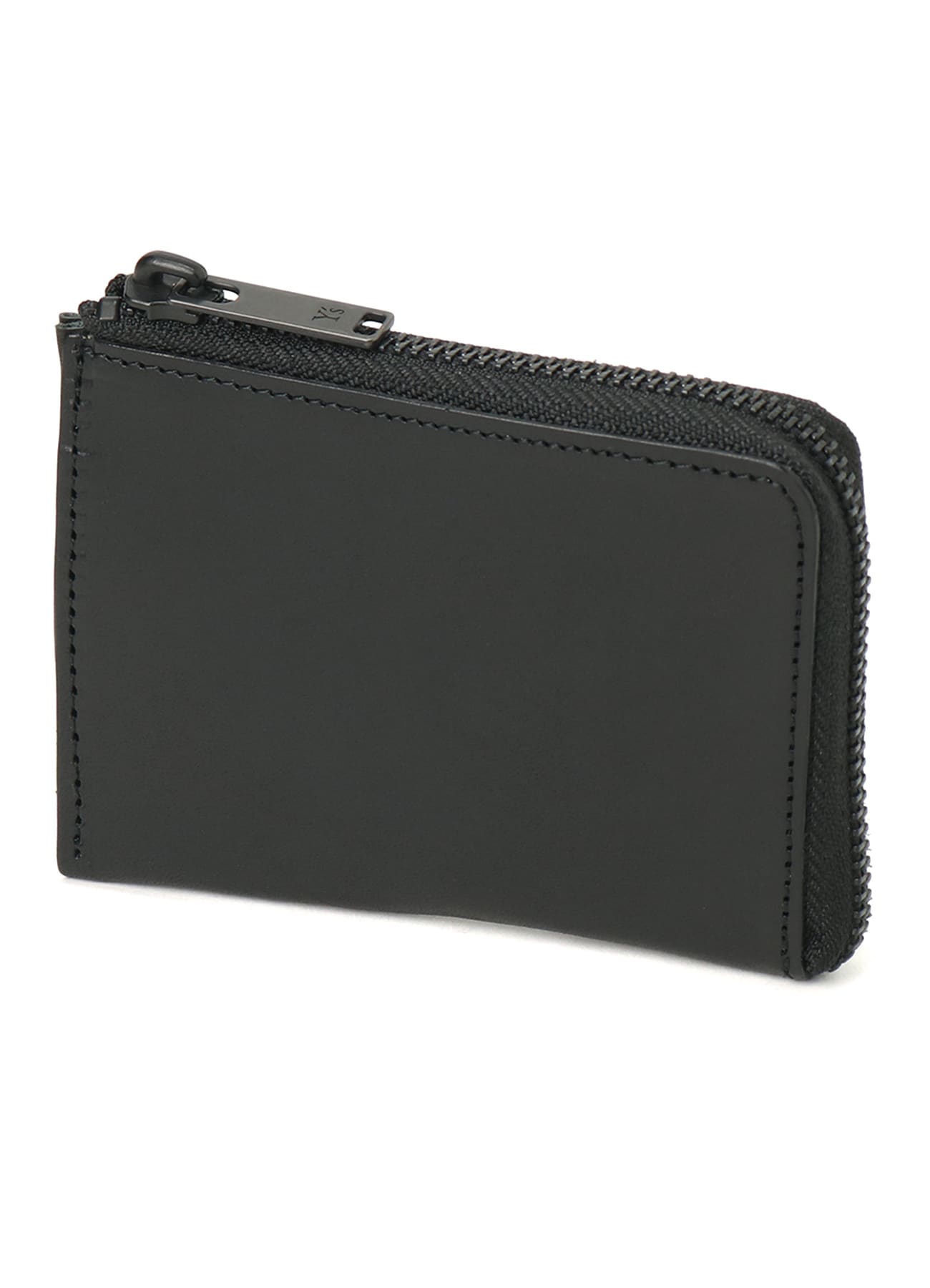 TANNED LEATHER ZIPPERED CARD CASE(S Black): Vintage 1.1｜THE SHOP