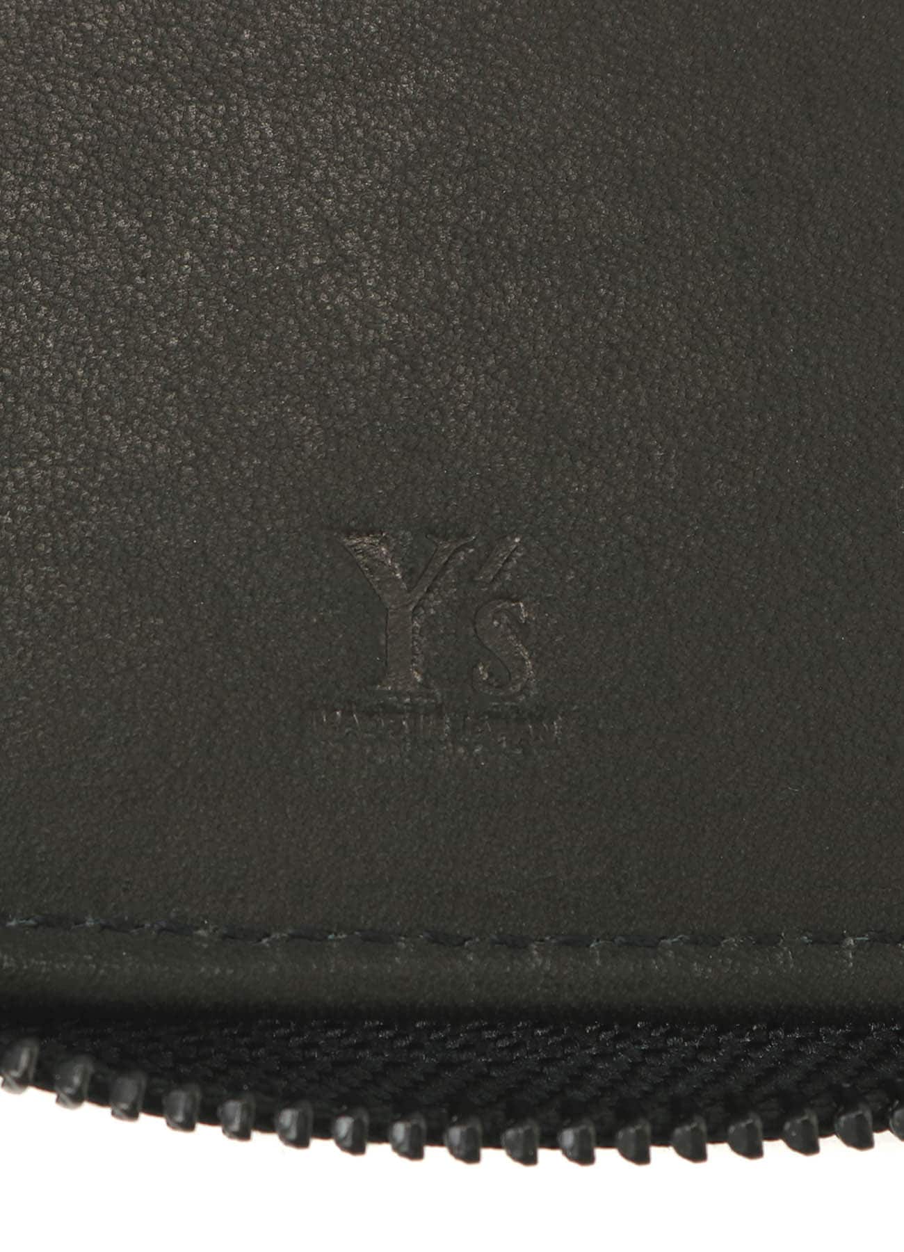 TANNED/ENAMEL-COATED LEATHER WALLET