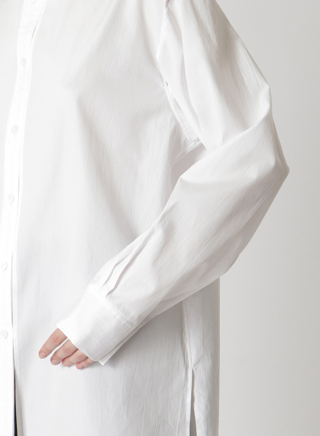 Y#39;s deconstructed cotton shirt - White