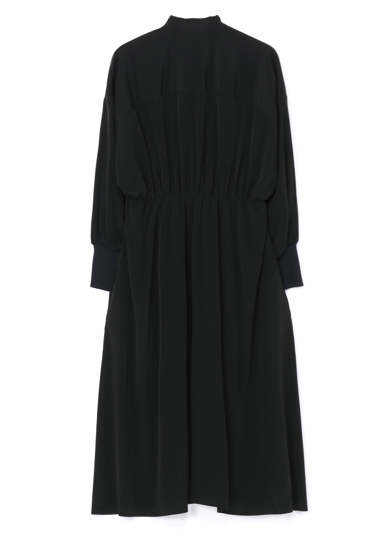 TRIACETATE/POLYESTER ZIP-UP DRESS(XS Black): Vintage 1.2｜THE SHOP 