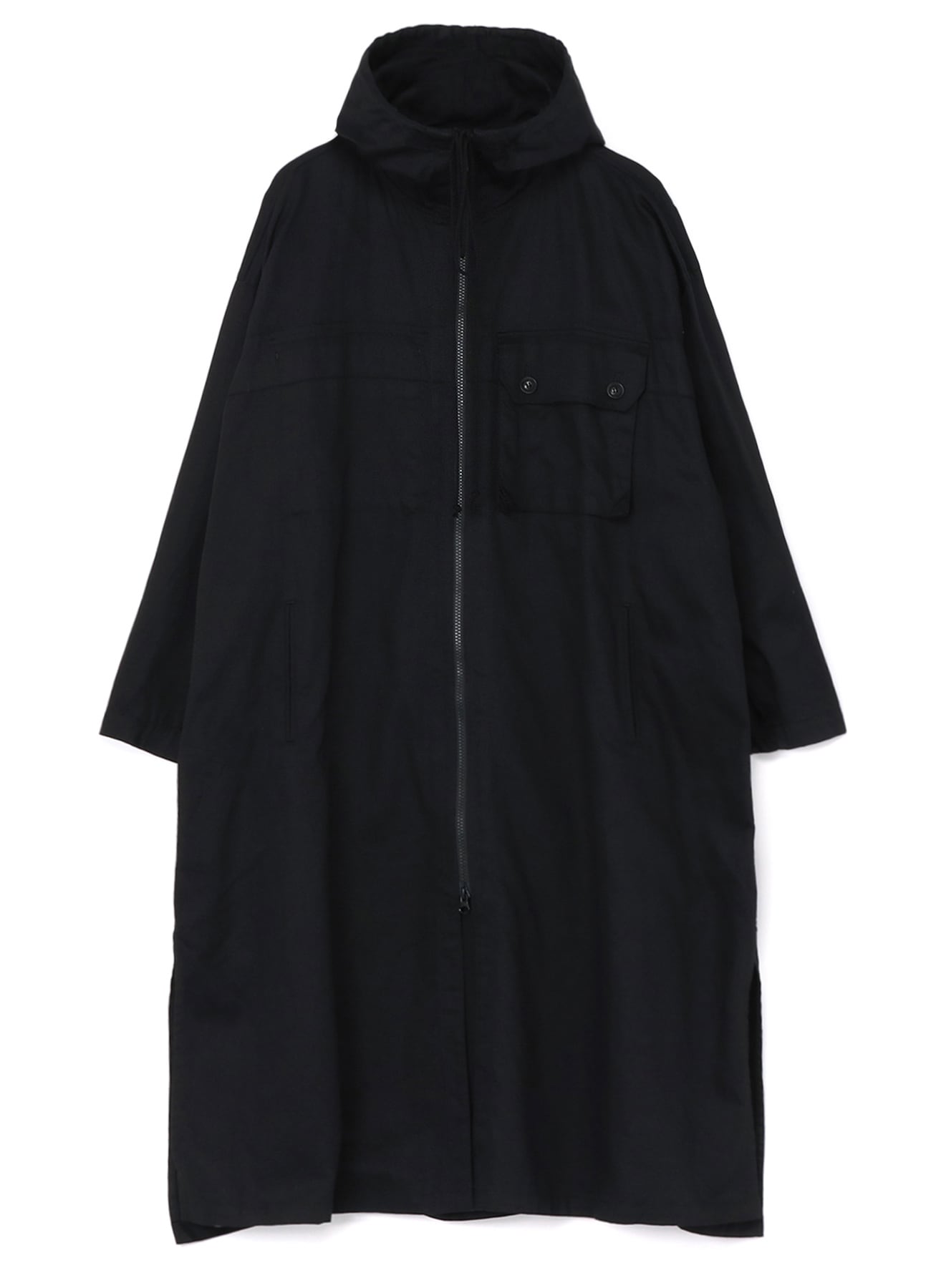 [Y's BORN PRODUCT] COTTON TWILL HOODED COAT