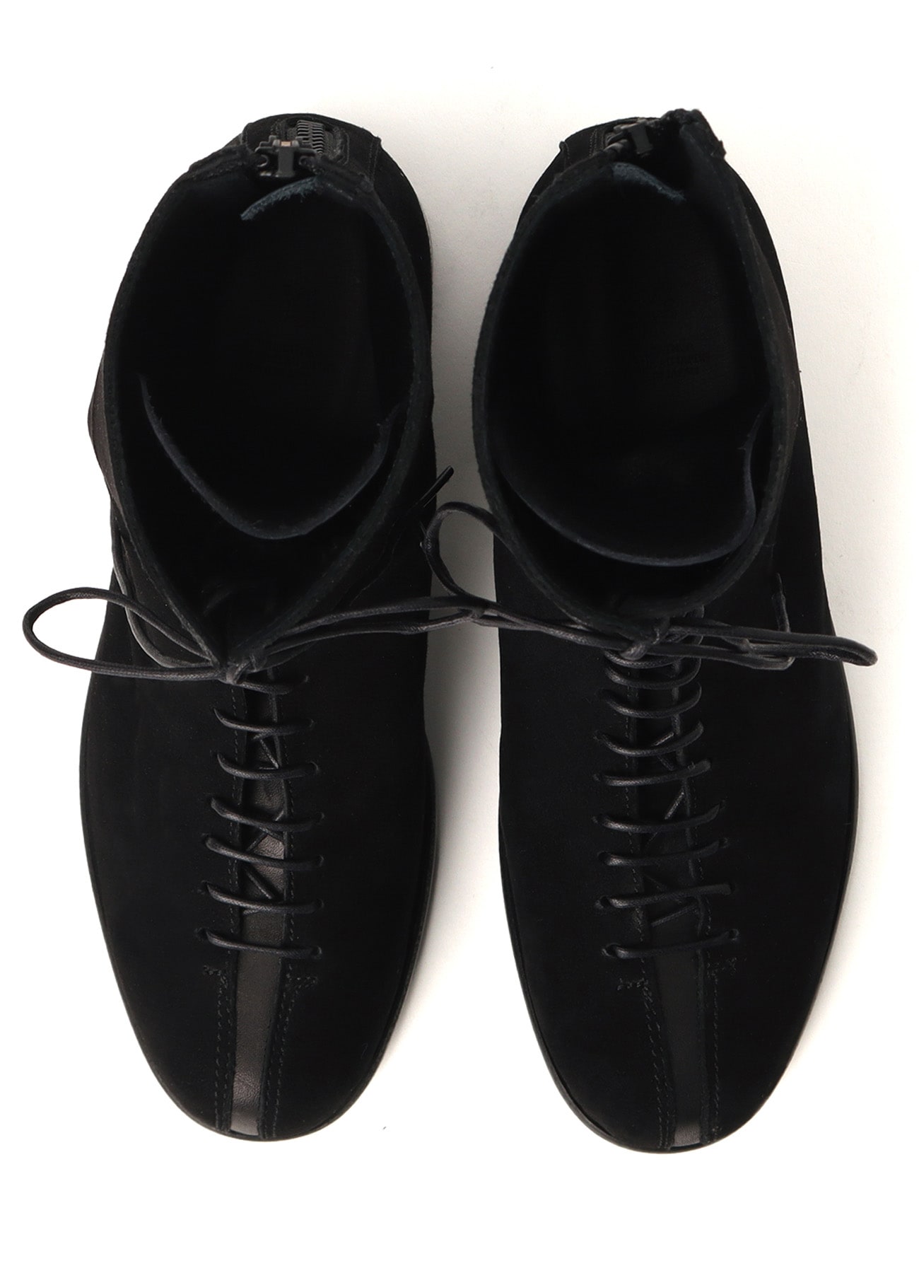 SHEEP/COW LEATHER LACE-UP SHOES