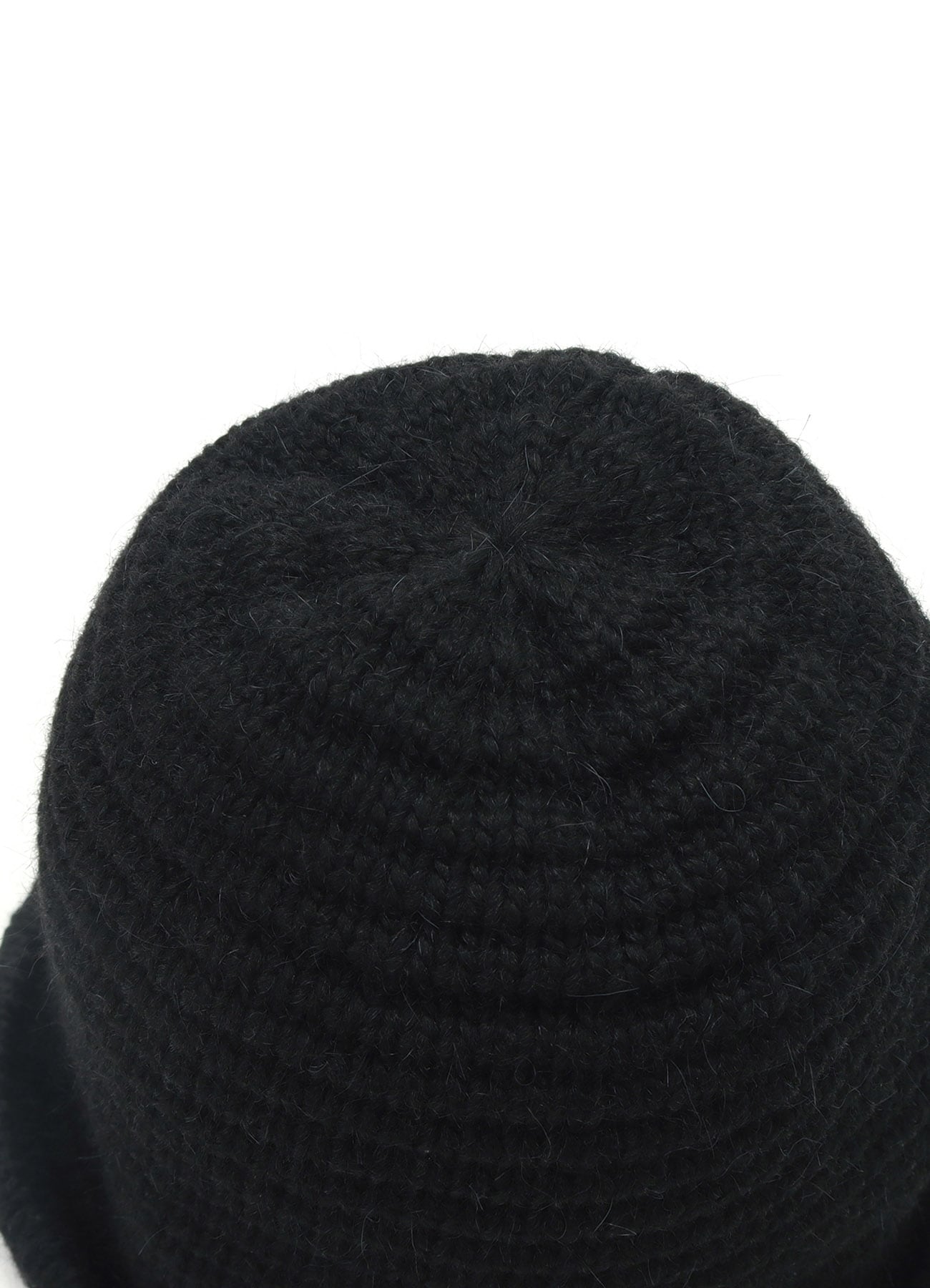 WOOL KNITTED BUCKET HAT(S Black): Vintage 1.1｜THE SHOP YOHJI YAMAMOTO