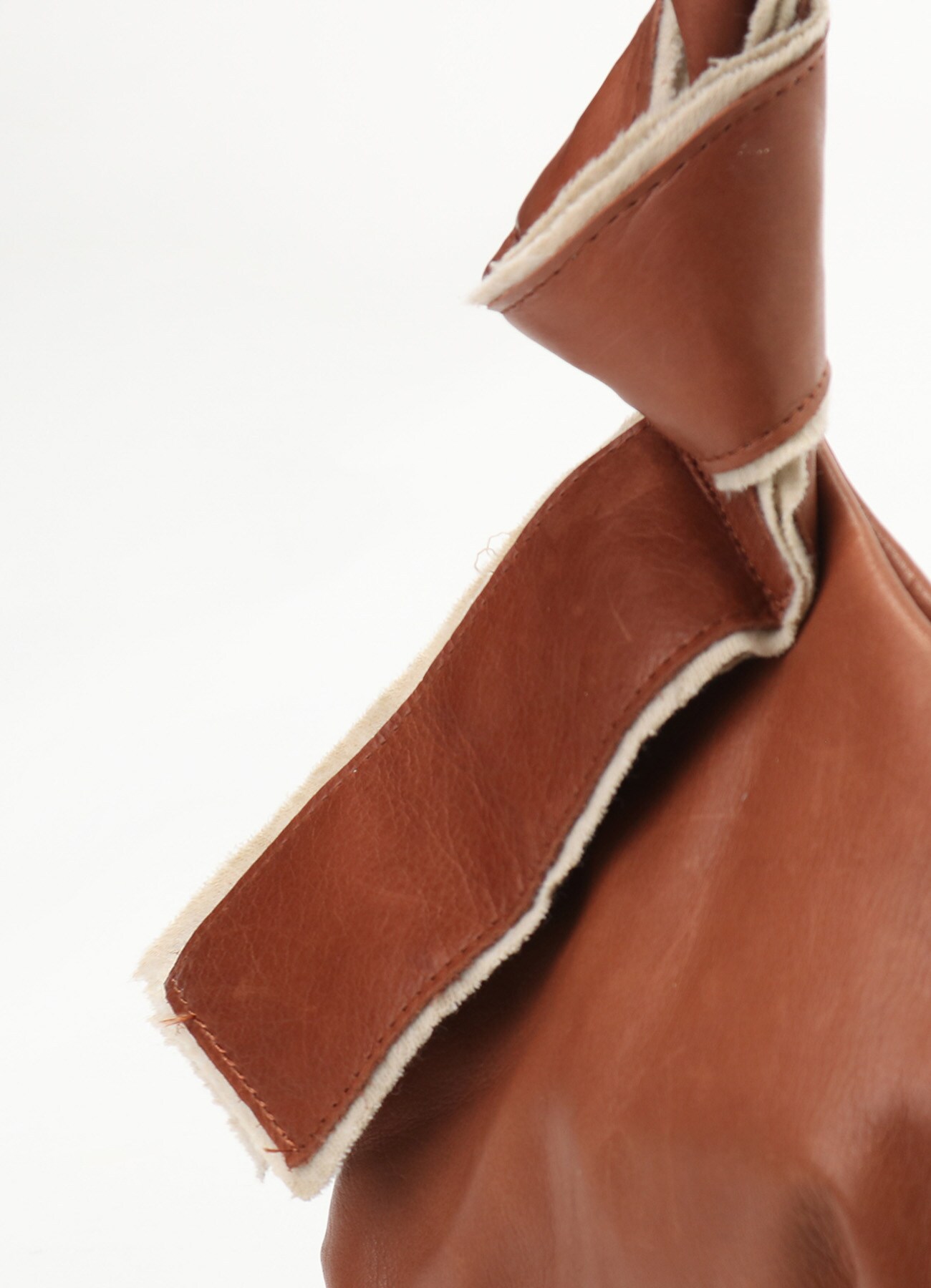 Nanushka Jen Vegan Leather Bag in Brown