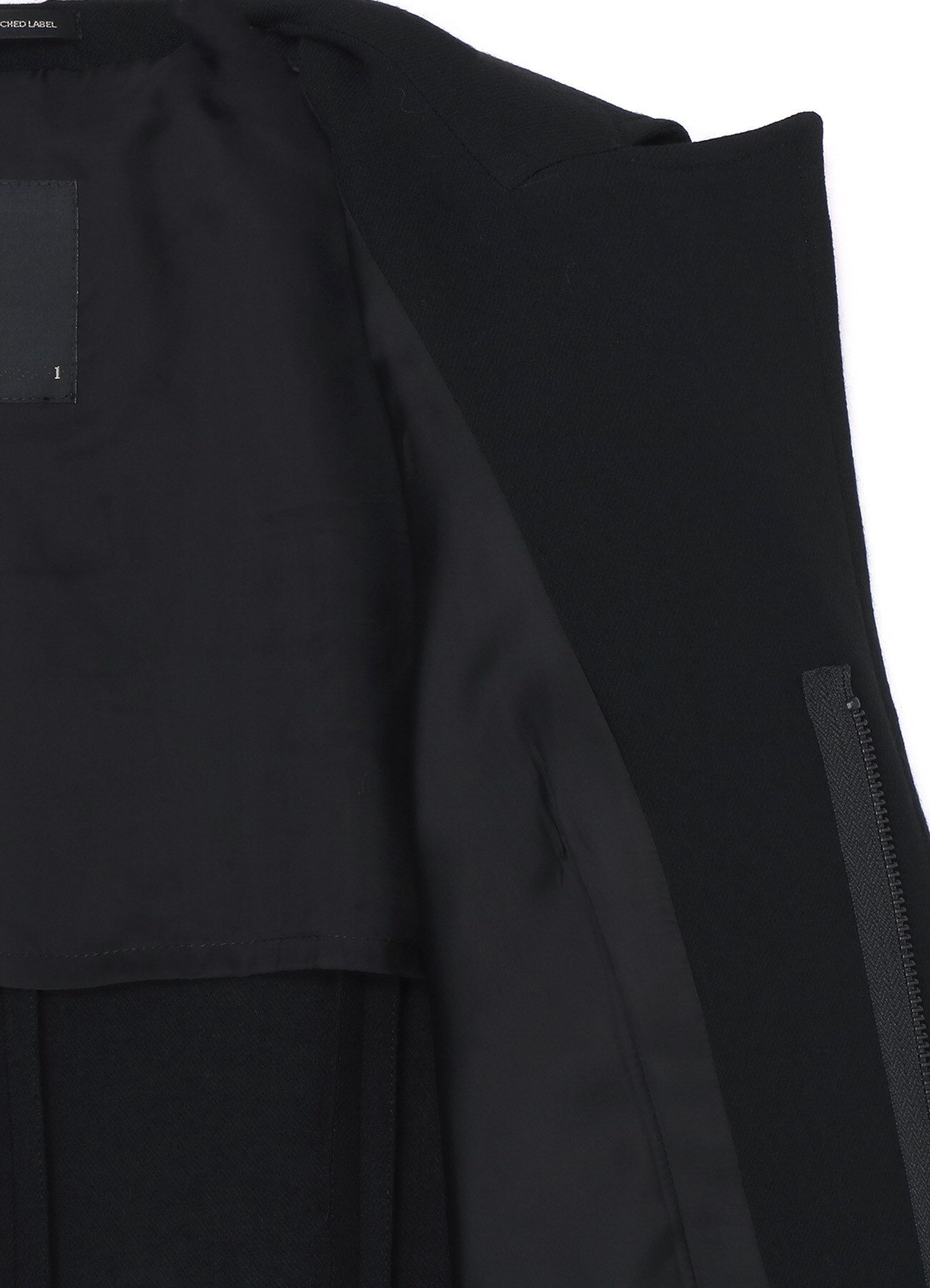 WASH-TREATED WOOL/RAYON JACKET(XS Black): Vintage 1.2｜THE SHOP