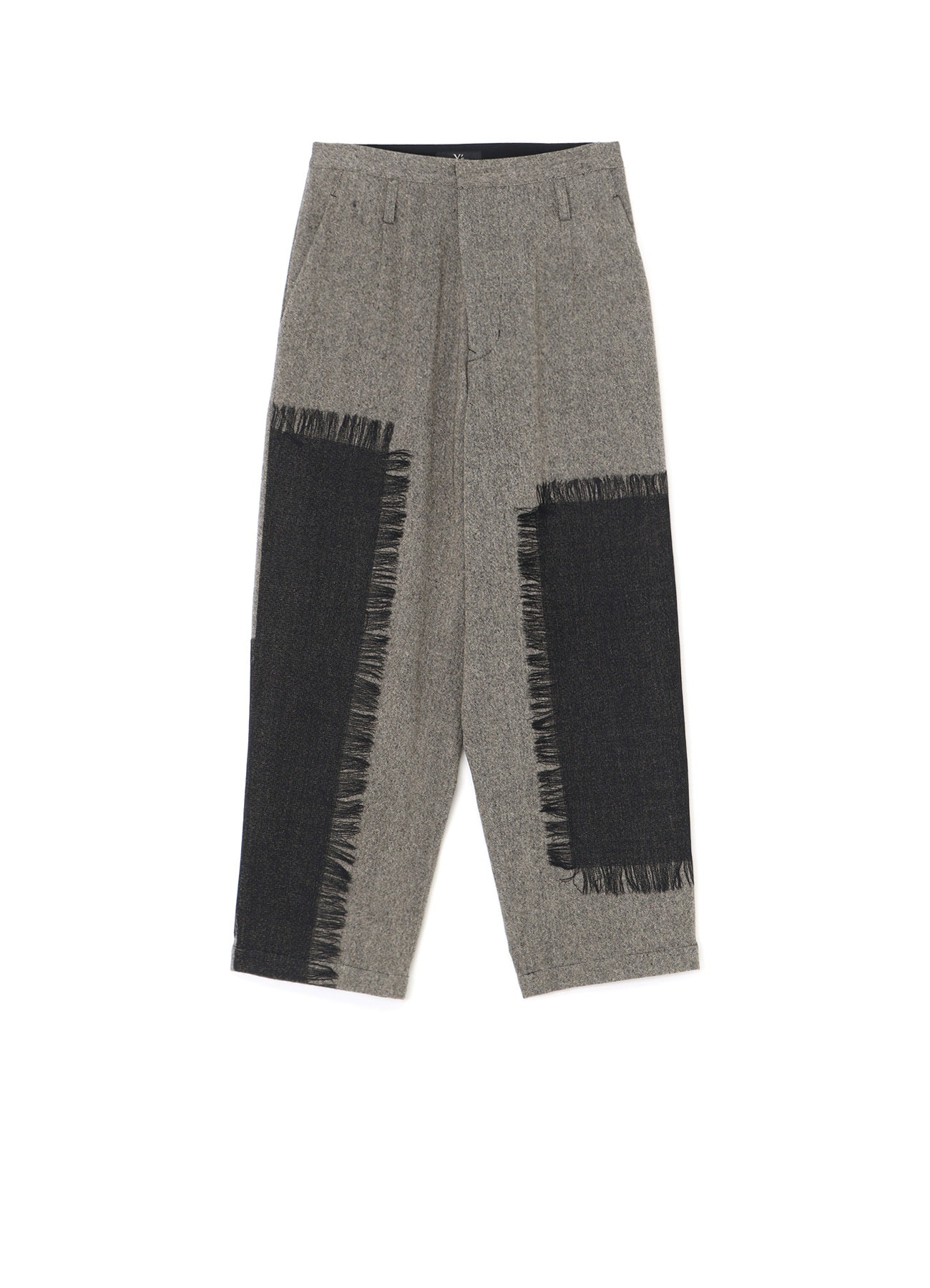 WOOL BLEND TAPERED PANTS