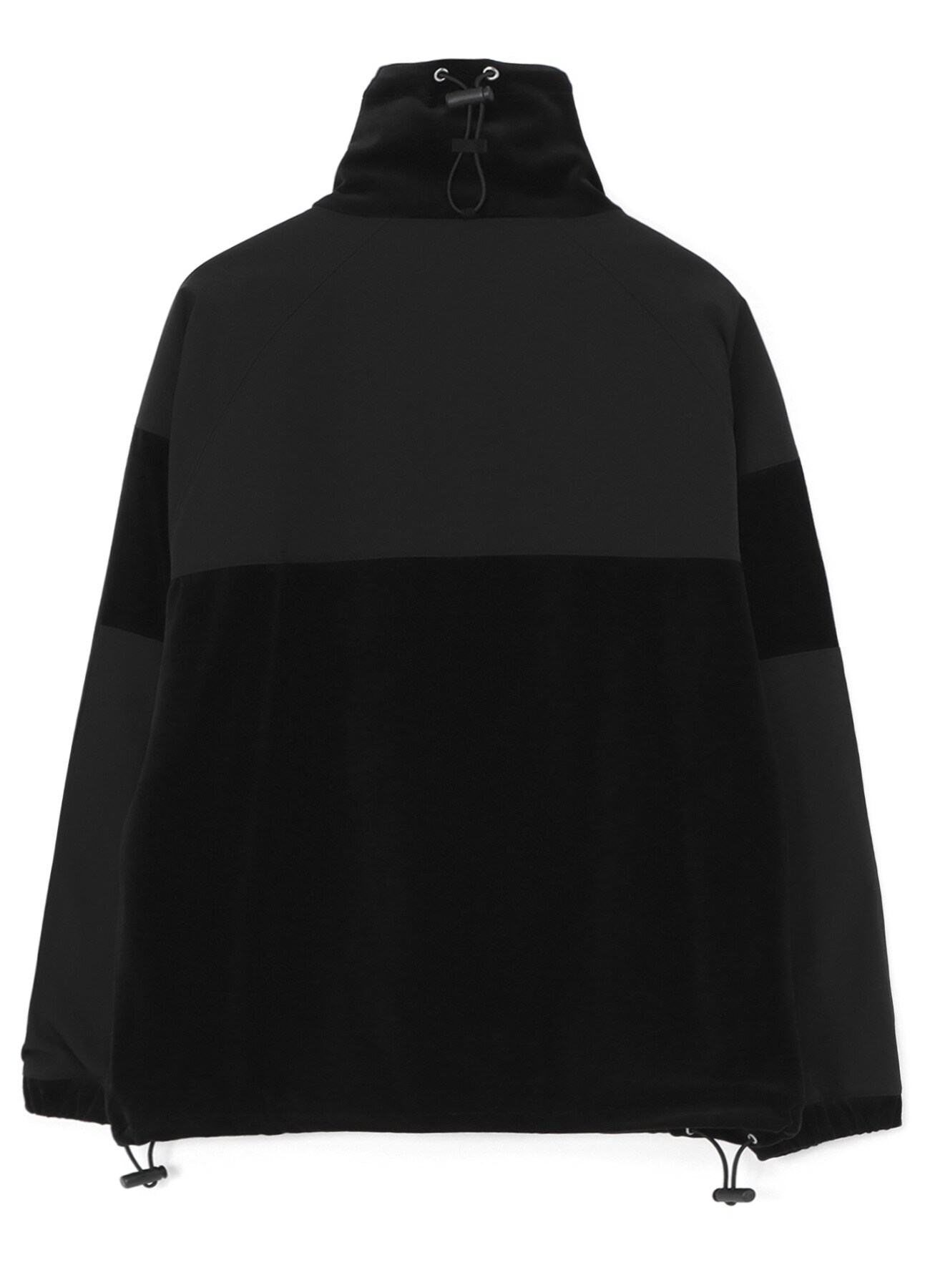 COTTON VELOUR PANELLED BLOUSON(M Black): Y's.... ｜THE SHOP YOHJI