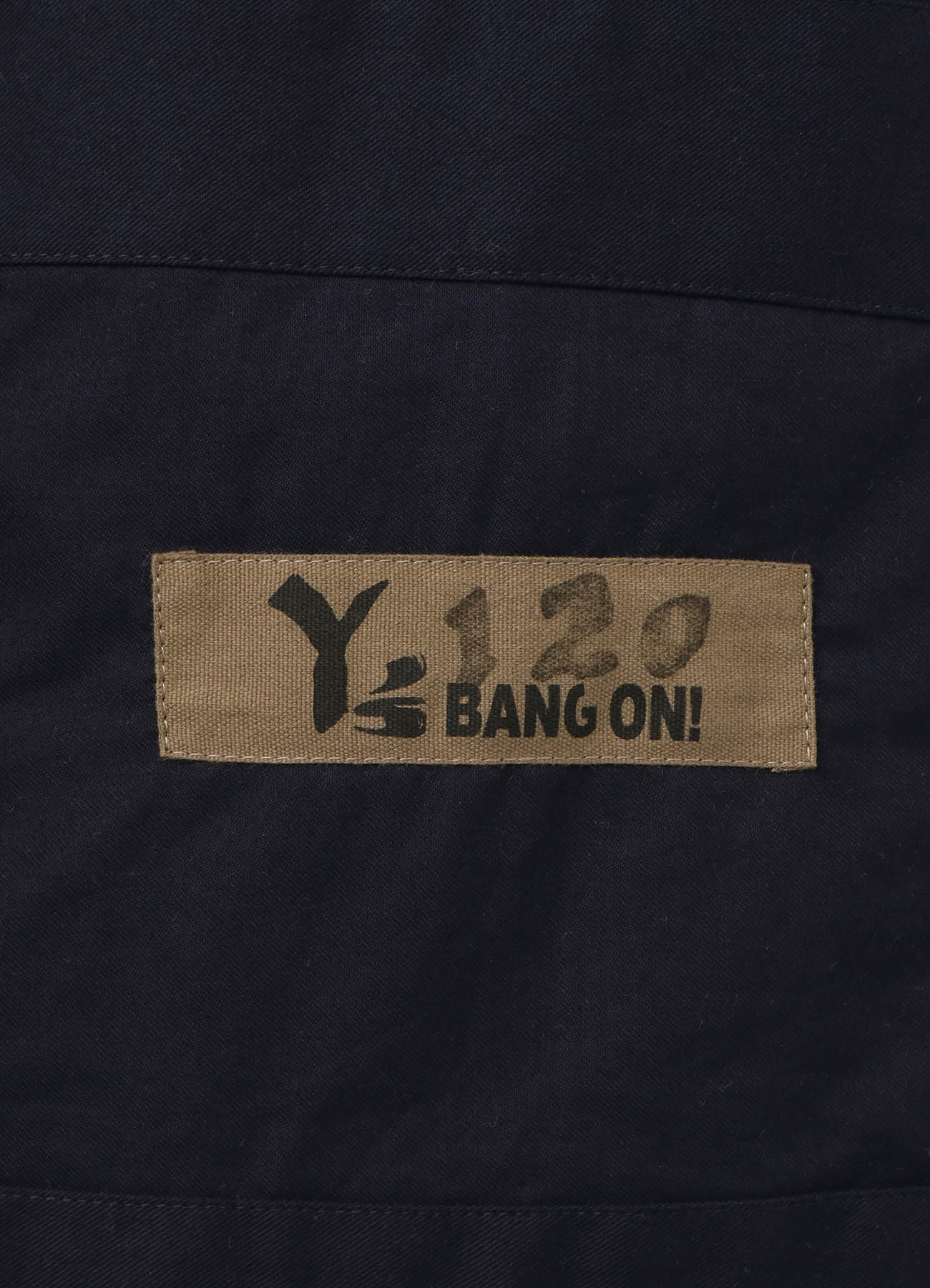 Y's BANG ON!No.120 China-shirts Cotton twill