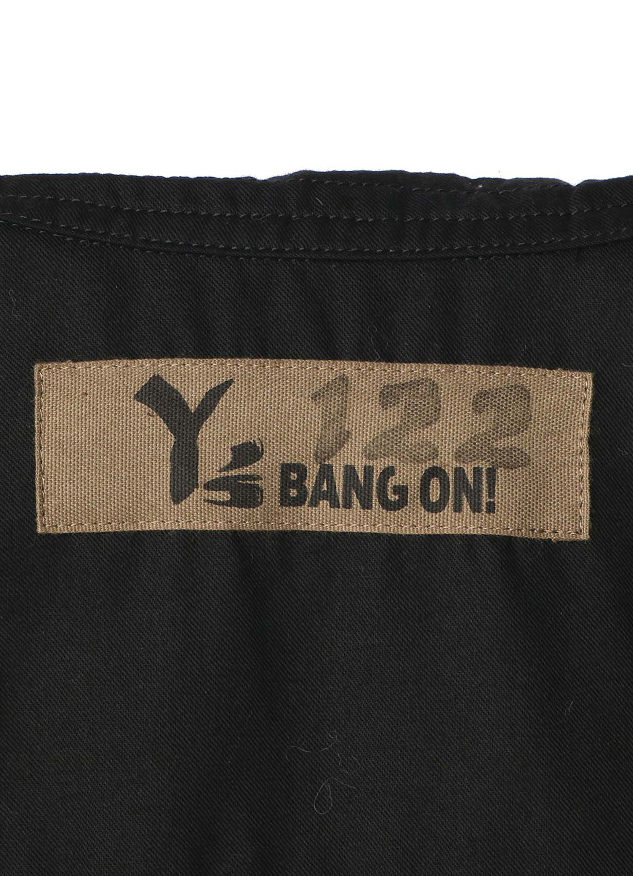Y's BANG ON!No.122 Stitch tab-shirts Cotton twill