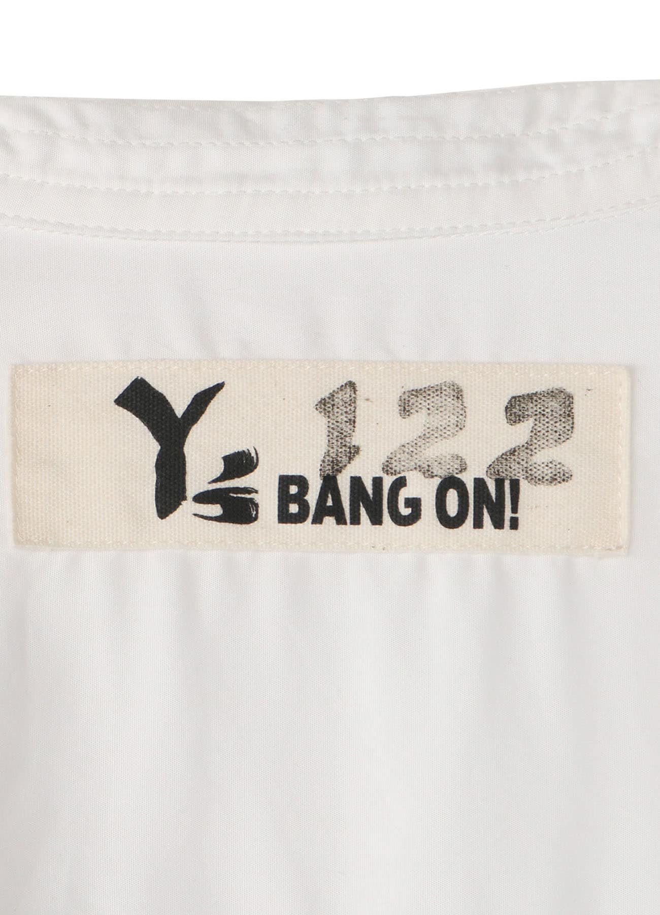 Y's BANG ON!No.122 Stitch tab-shirts Cotton broad
