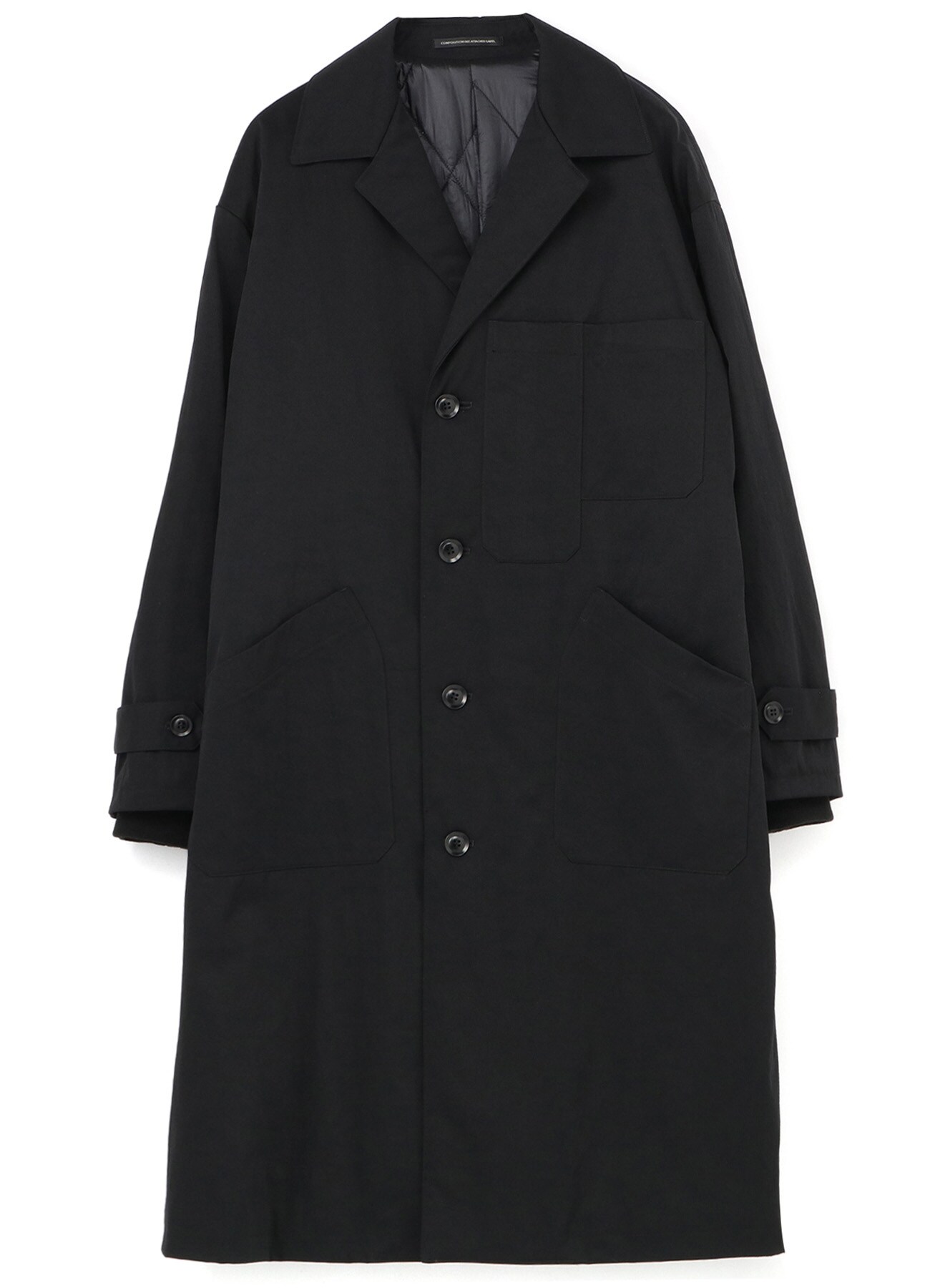 NYLON CHINO CLOTH LONG COAT