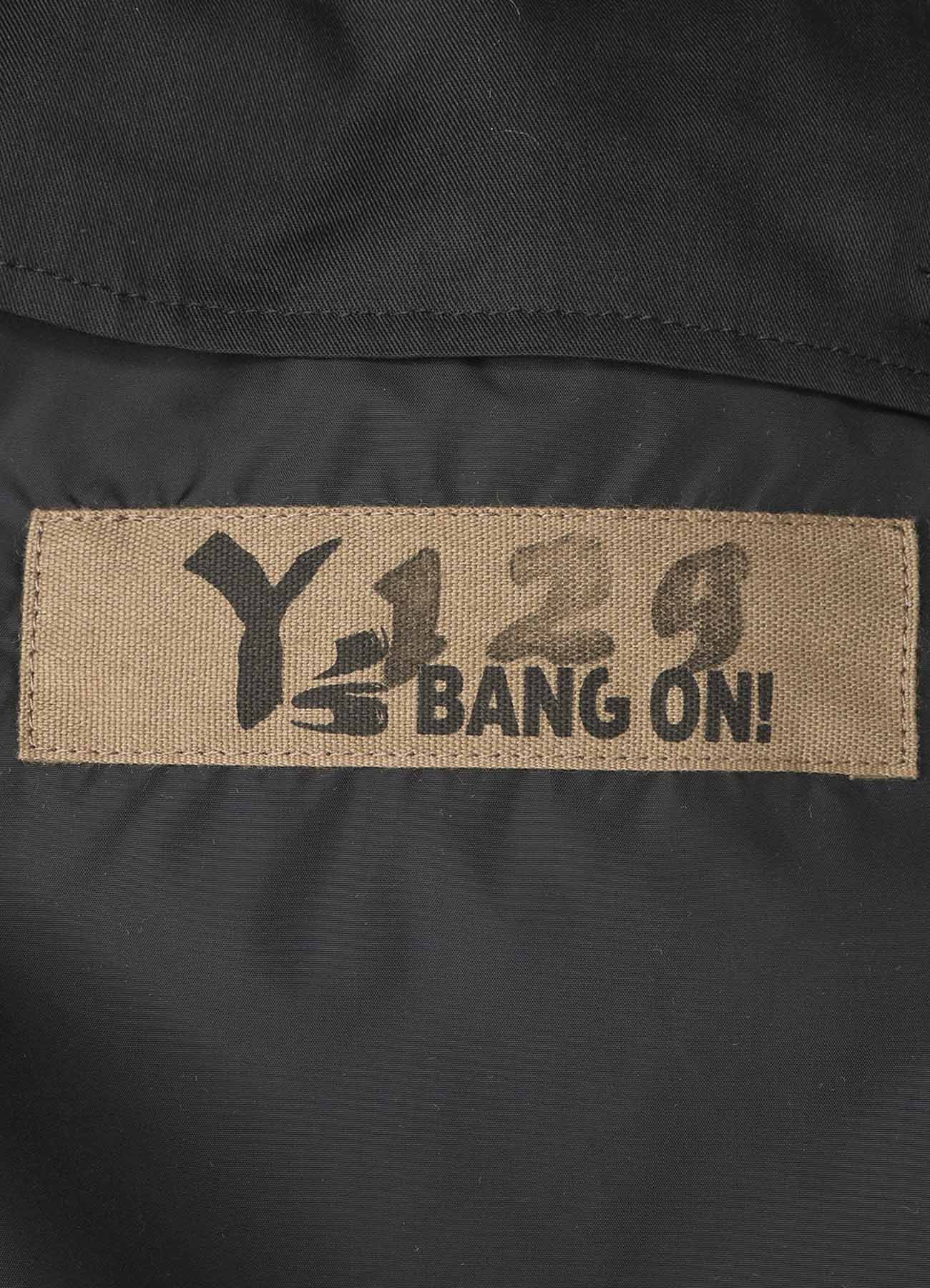 Y's BANG ON!No.129 Big work-pants Nylon twill