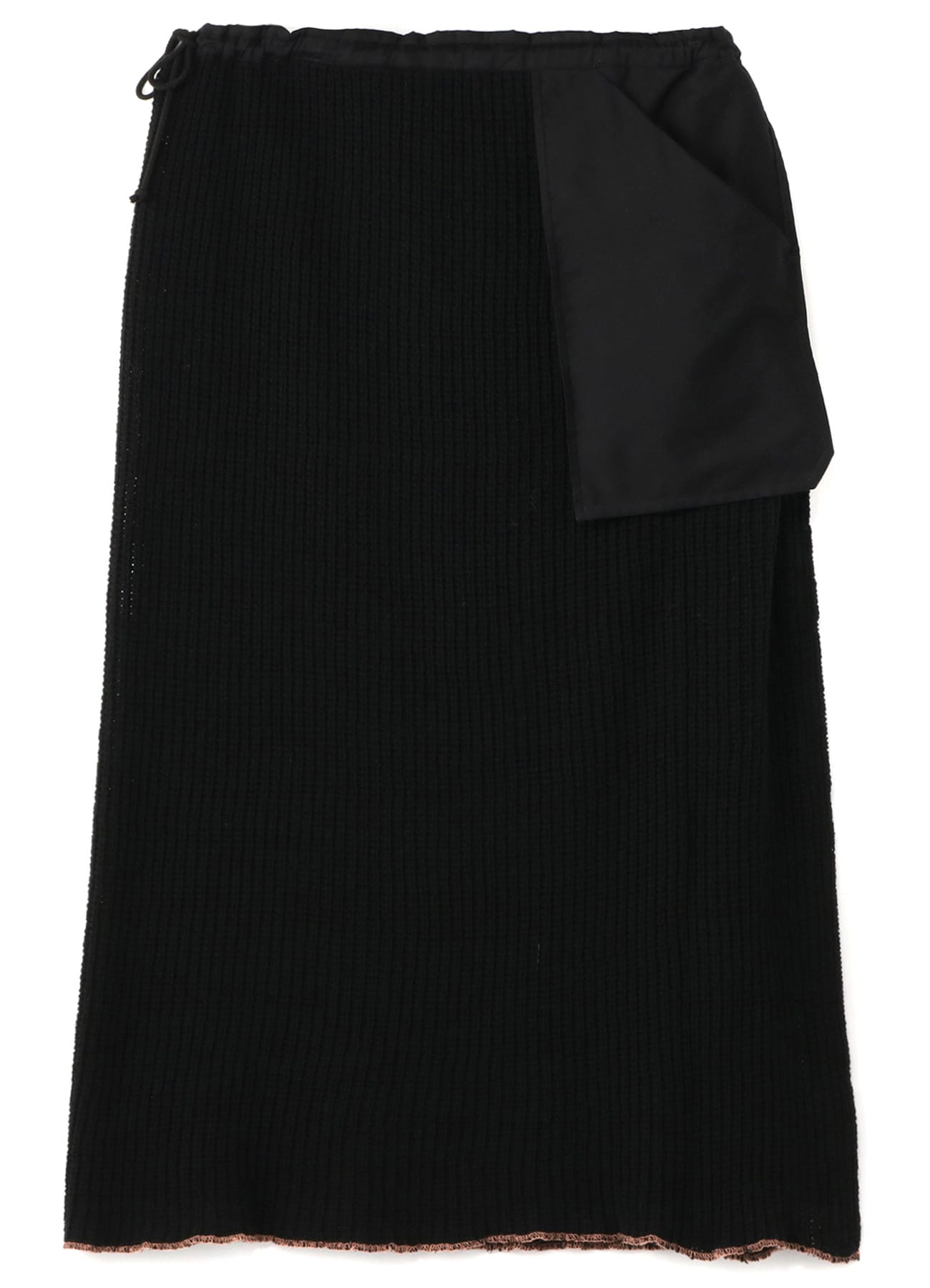 Y's BANG ON!No.130 Wrap knit-skirt