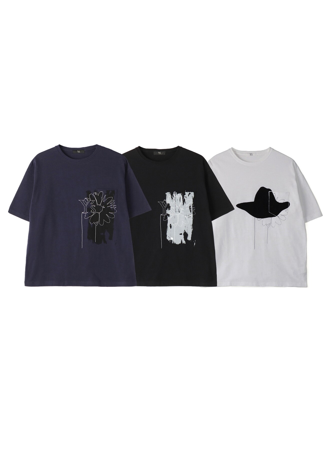 Online EXCLUSIVE- Y's Flower T-shirt(S Black): Vintage｜THE SHOP 