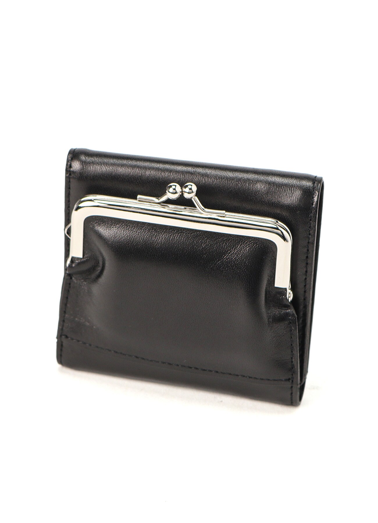 【7/26 12:00(JTS) Release】SEMI-GLOSS SMOOTH LEATHER MINI FOLDING WALLET