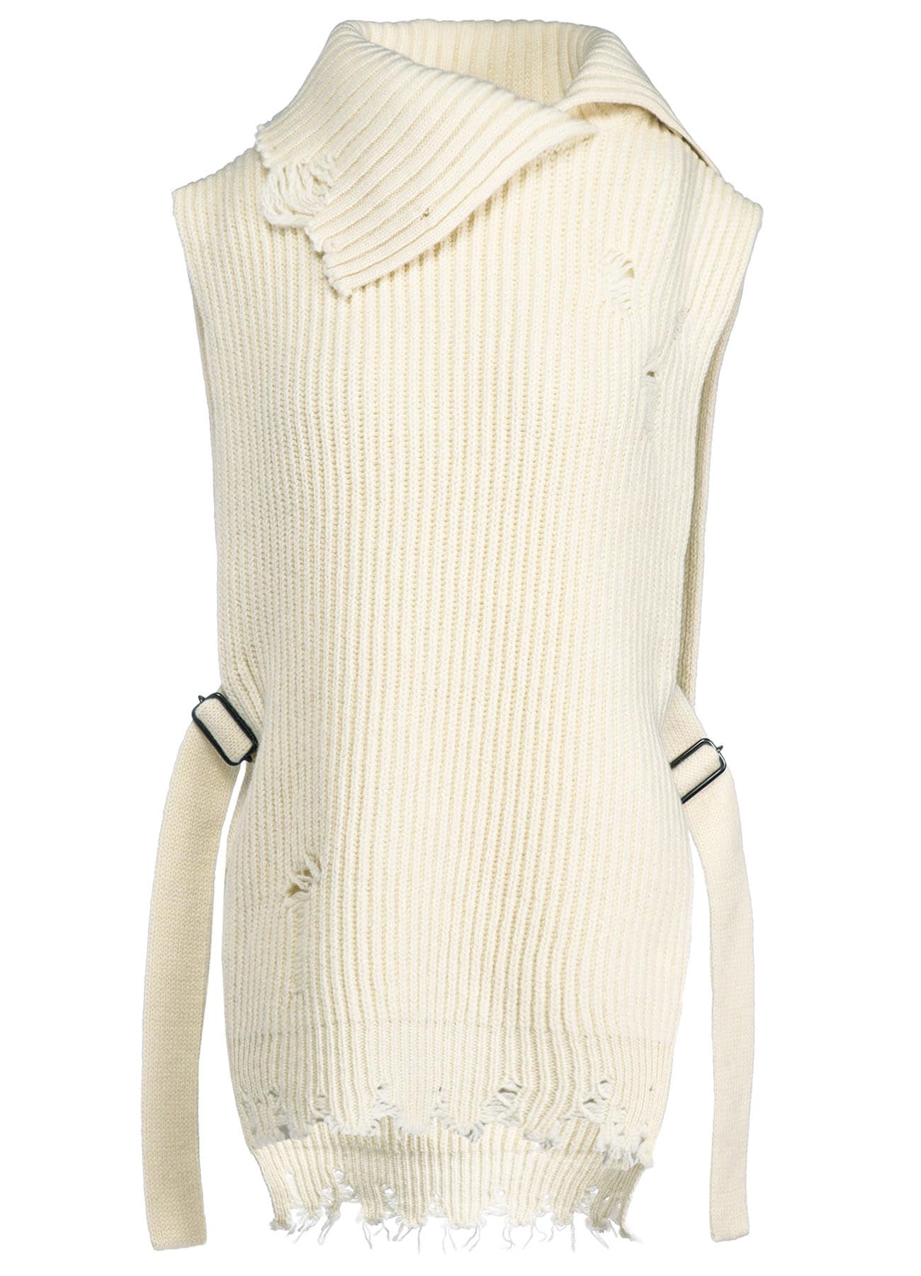 【9/13 12:00(JST) Release】LAMB WOOL DAMAGED KNIT VEST