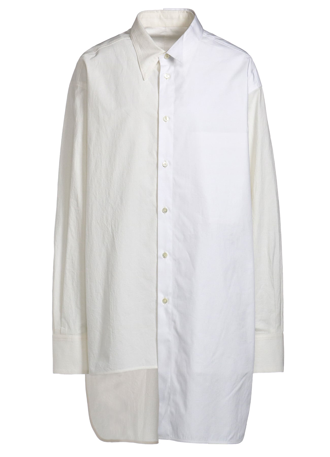 【7/17 12:00(JST) Release】HIGH TWISTED COTTON DOUBLE LAYERED WING COLLAR SHIRT