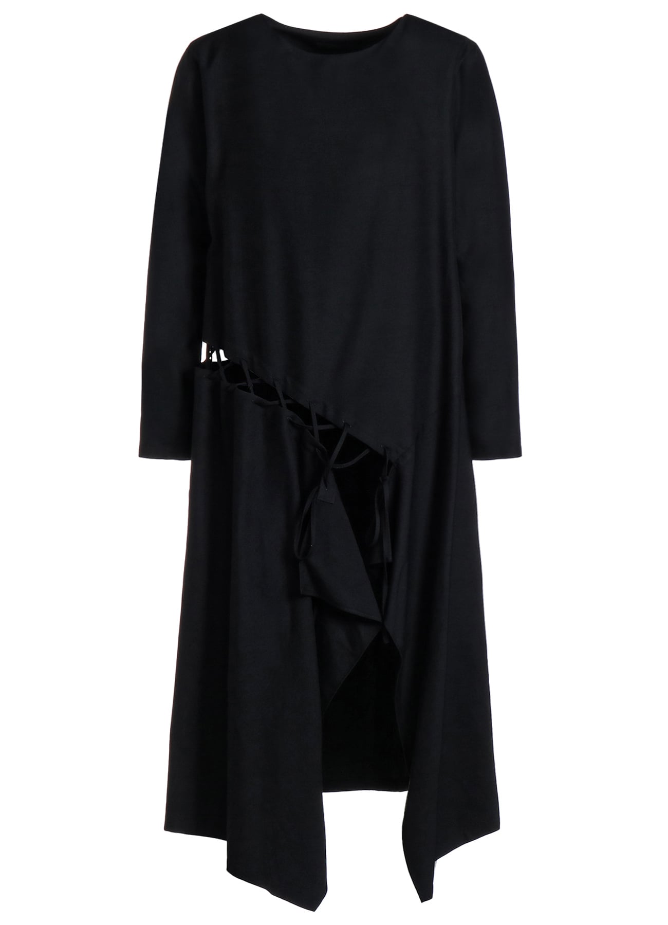 【9/13 12:00(JST) Release】RY/W GABARDINE RIGHT SIDE LACE UP DRESS