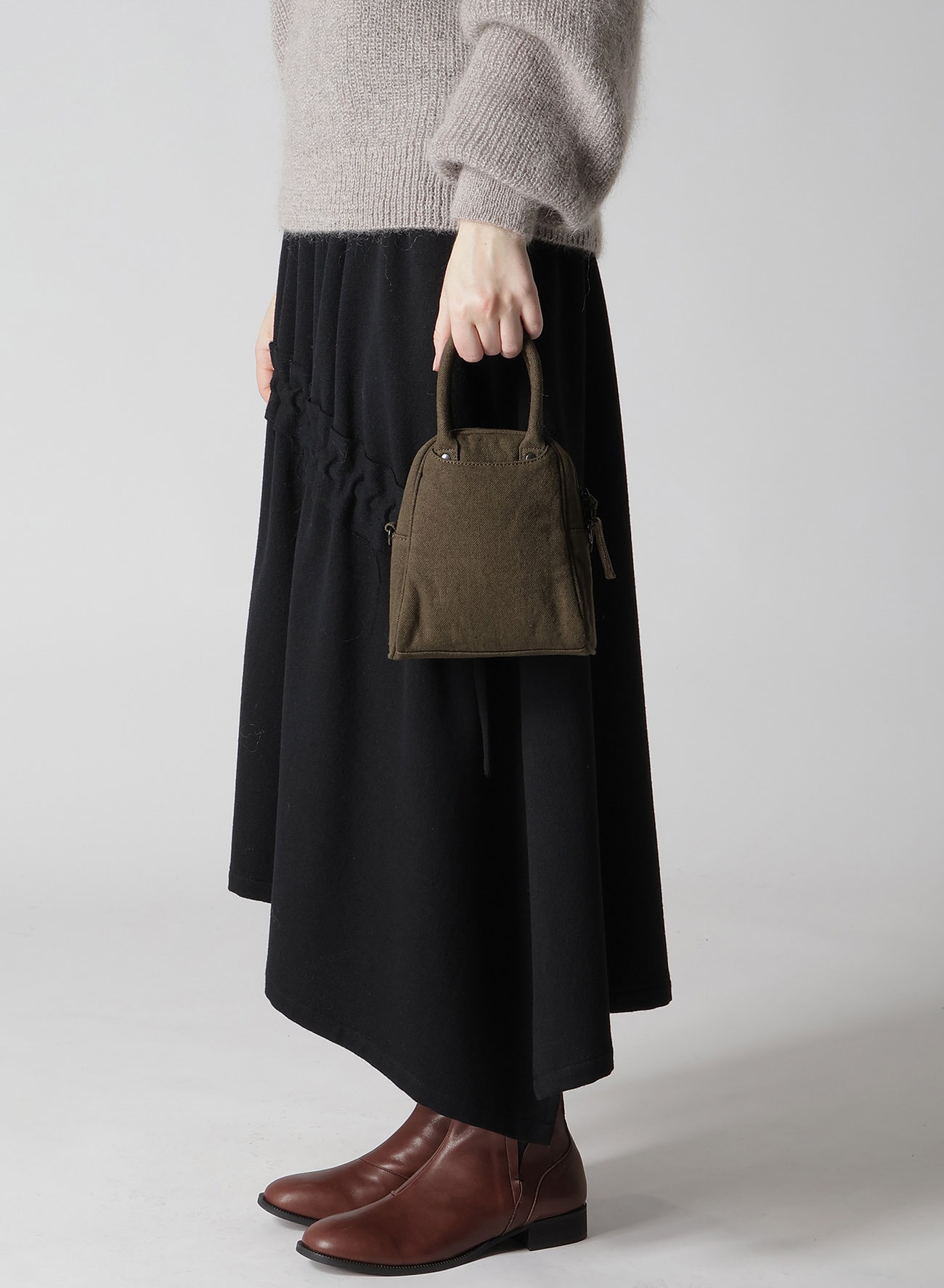 【9/13 12:00(JST) Release】C/LI GABARDINE BOSTON TYPE MINI SHOULDR BAG