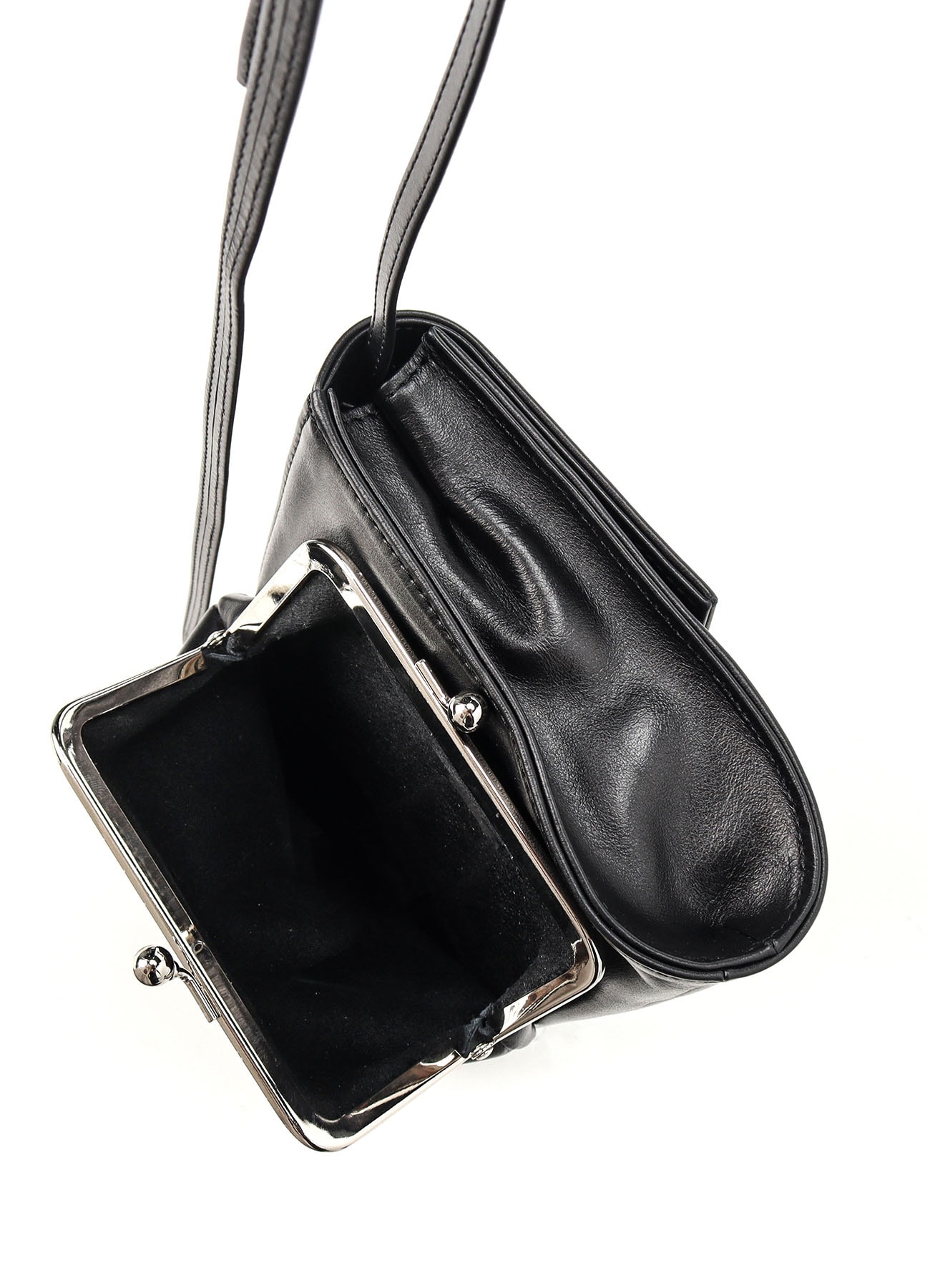 【8/7 12:00(JST) Release】COW LEATHER CLUTCH BAG WITH CLASP
