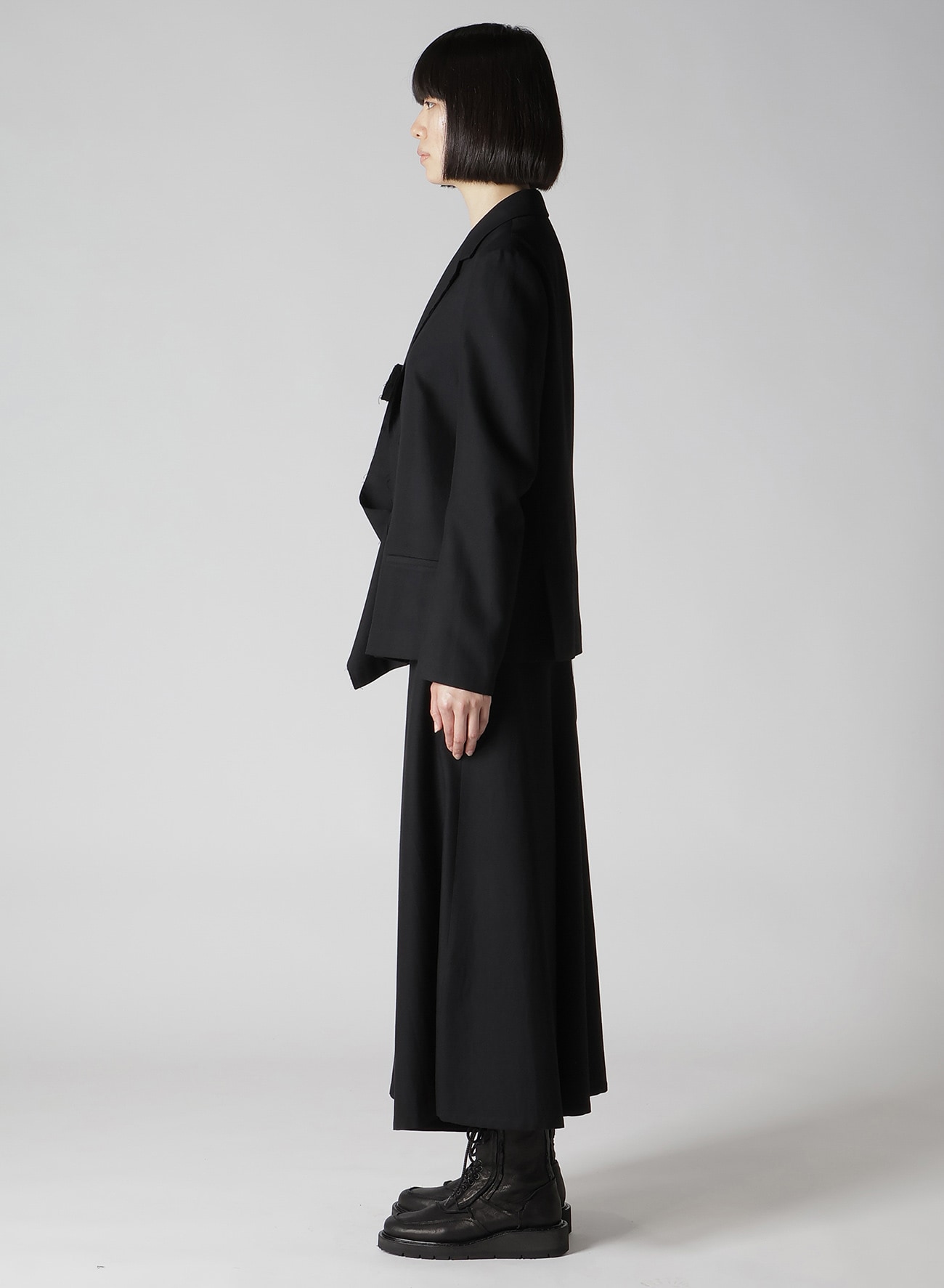 【9/13 12:00(JST) Release】RY/W GABARDINE LEFT FRONT DRAPE JACKET