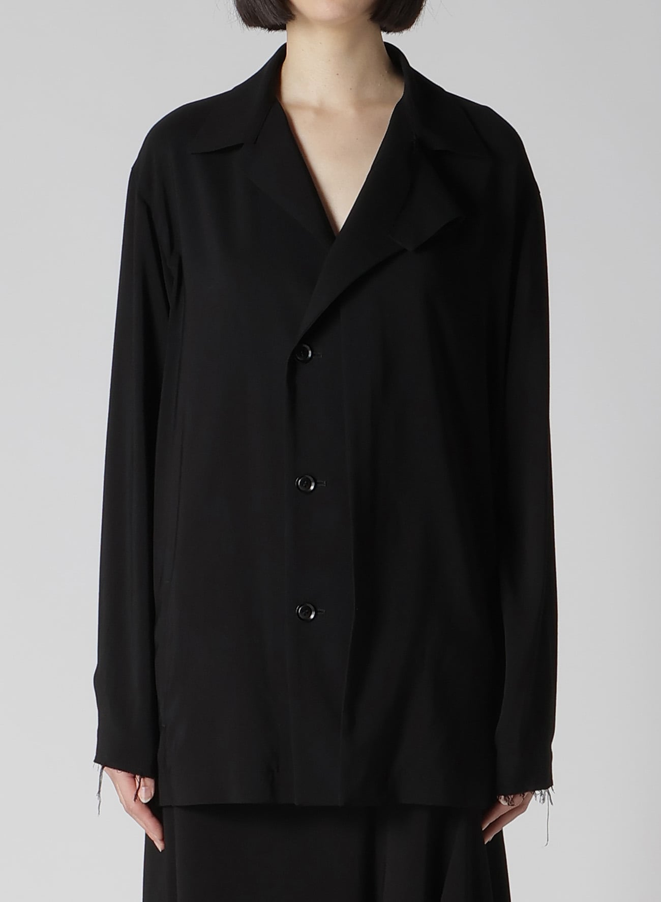 HARD TWISTED GABARDINE LEFT FACING SHIRT JACKET