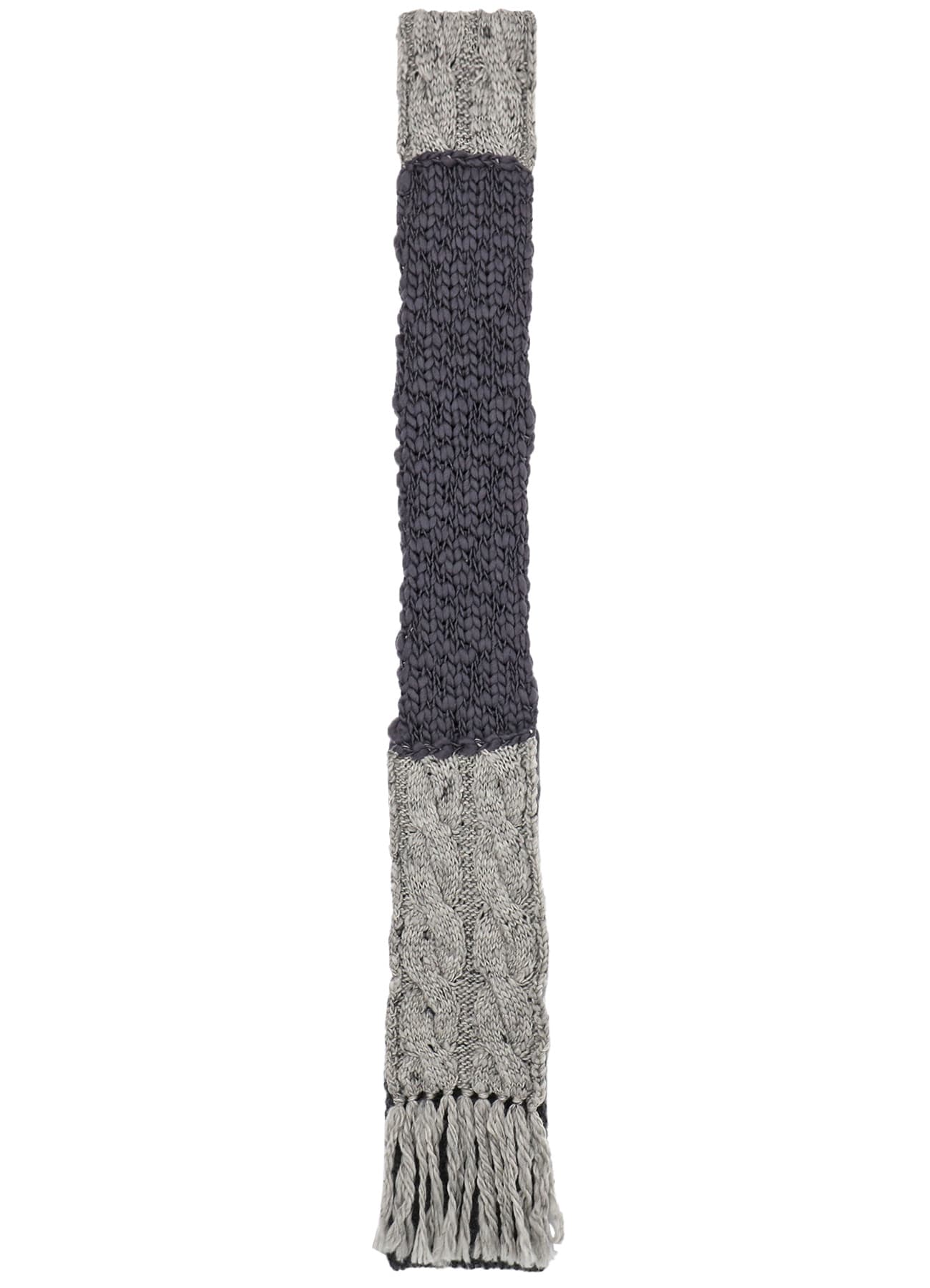 【9/13 12:00(JST) Release】PATCHED KNITTED SCARF