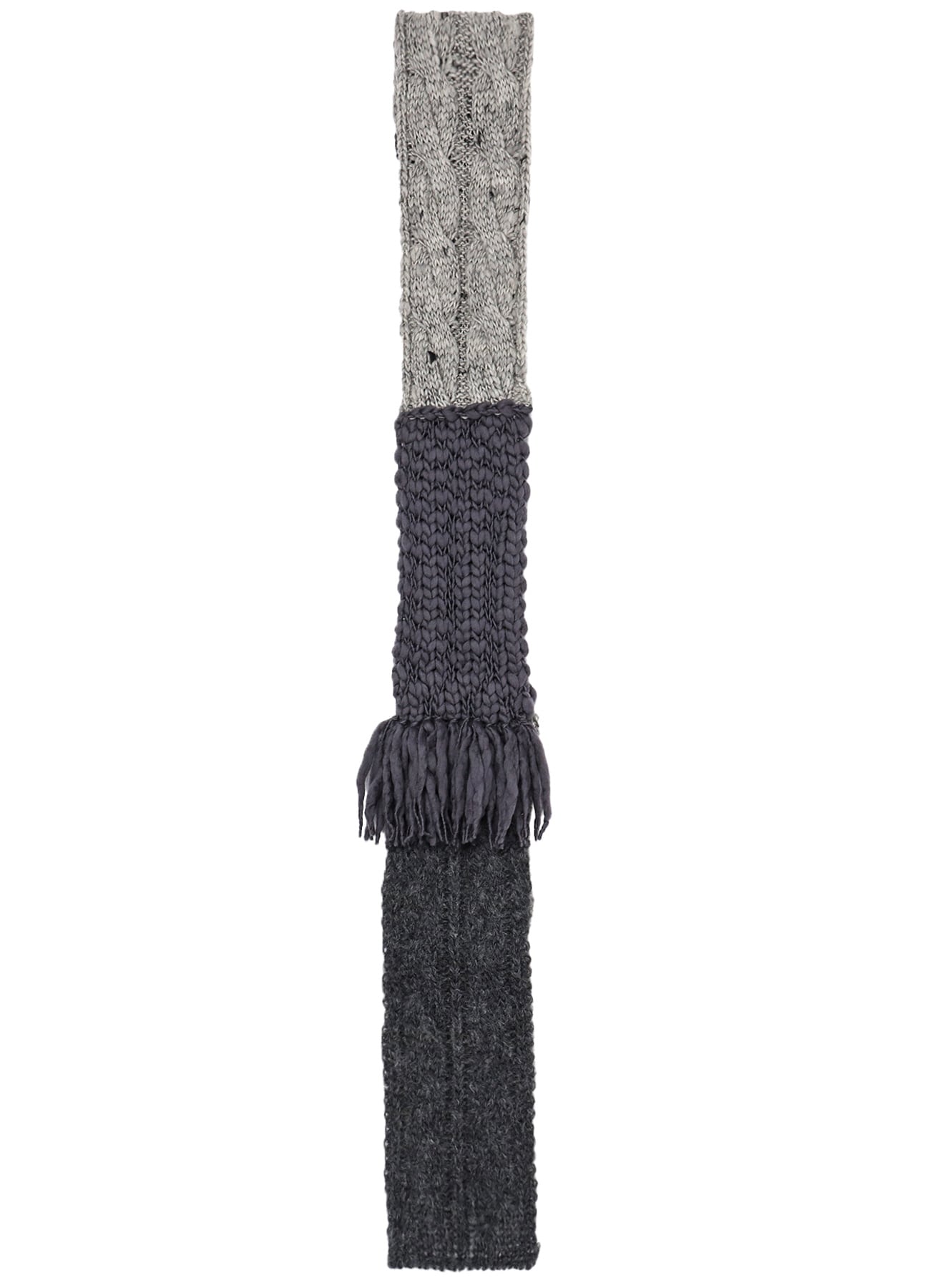 【9/13 12:00(JST) Release】PATCHED KNITTED SCARF