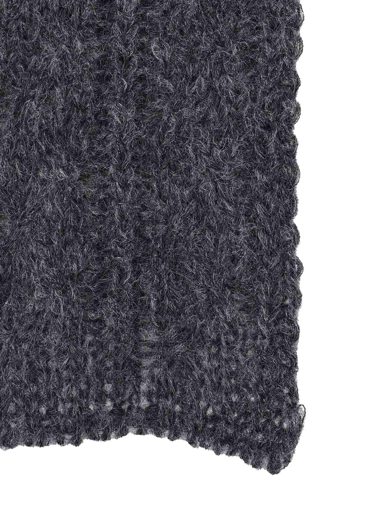 【9/13 12:00(JST) Release】PATCHED KNITTED SCARF