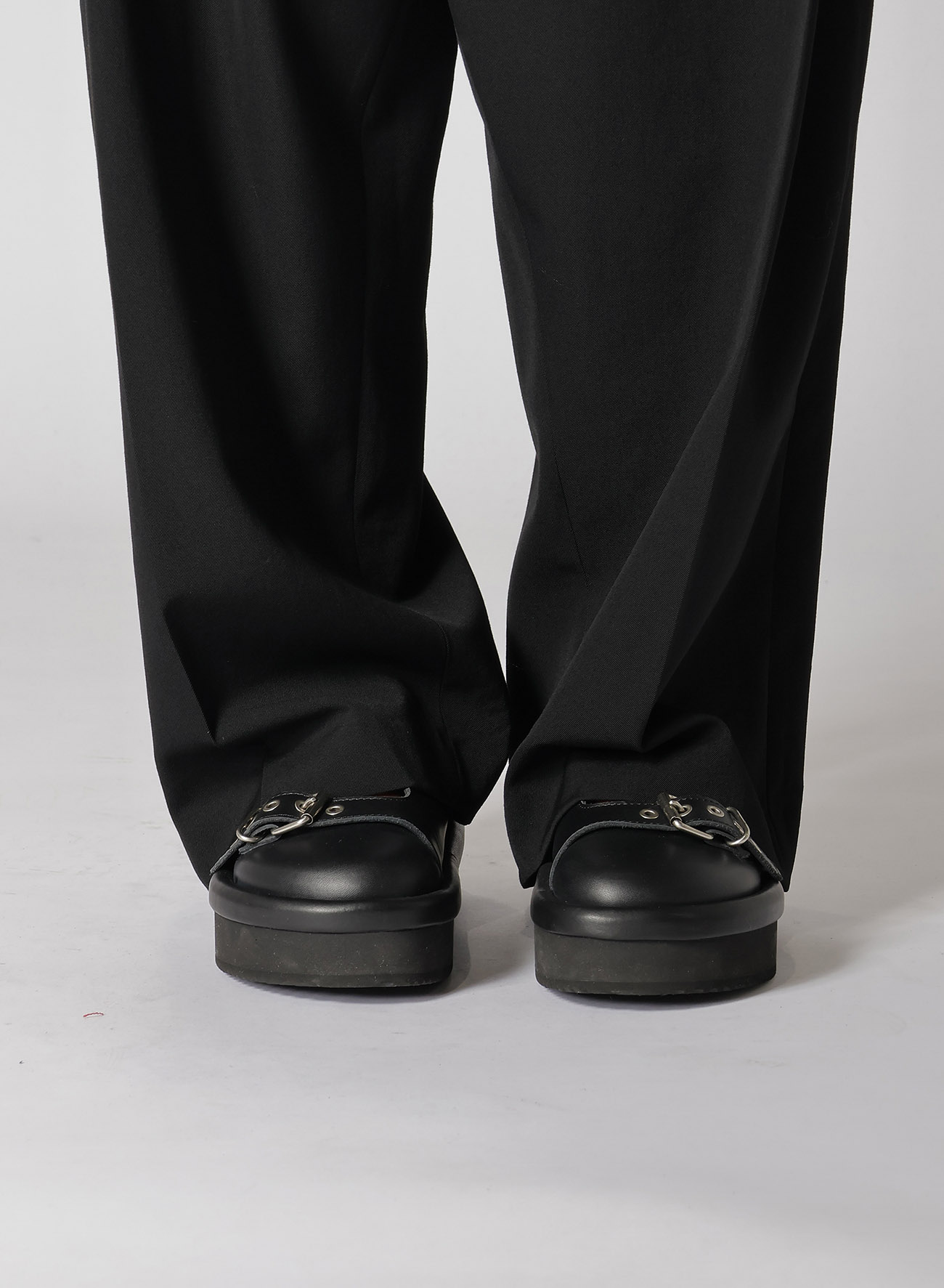 【7/17 12:00(JST) Release】HIGH TWISTED WASHER WOOL GABARDINE SAROUEL PANTS
