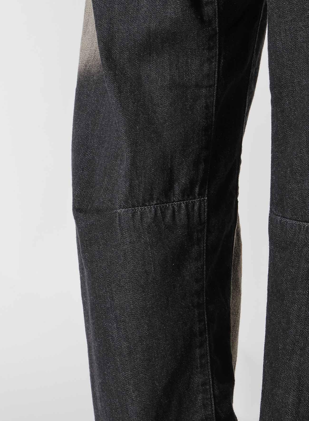 C/ SPOTTED DENIM GUSSET WIDE PANTS