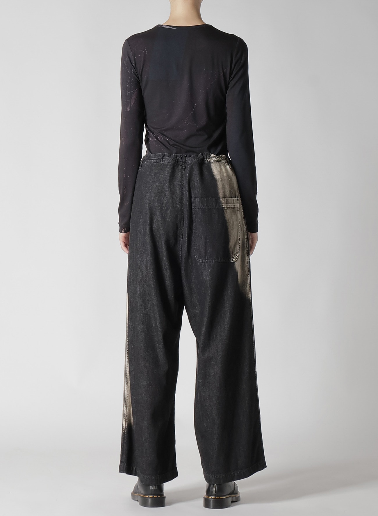 【8/2 12:00(JST) Release】C/ SPOTTED DENIM LONG STRAIGHT PANTS