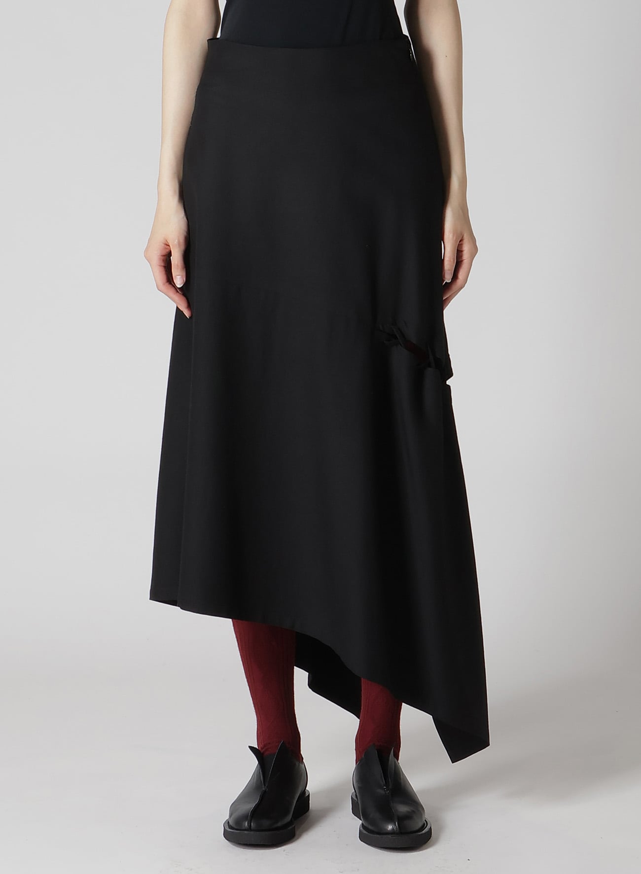 【9/13 12:00(JST) Release】RY/W GABARDINE BACK SIDE LACE UP SKIRT