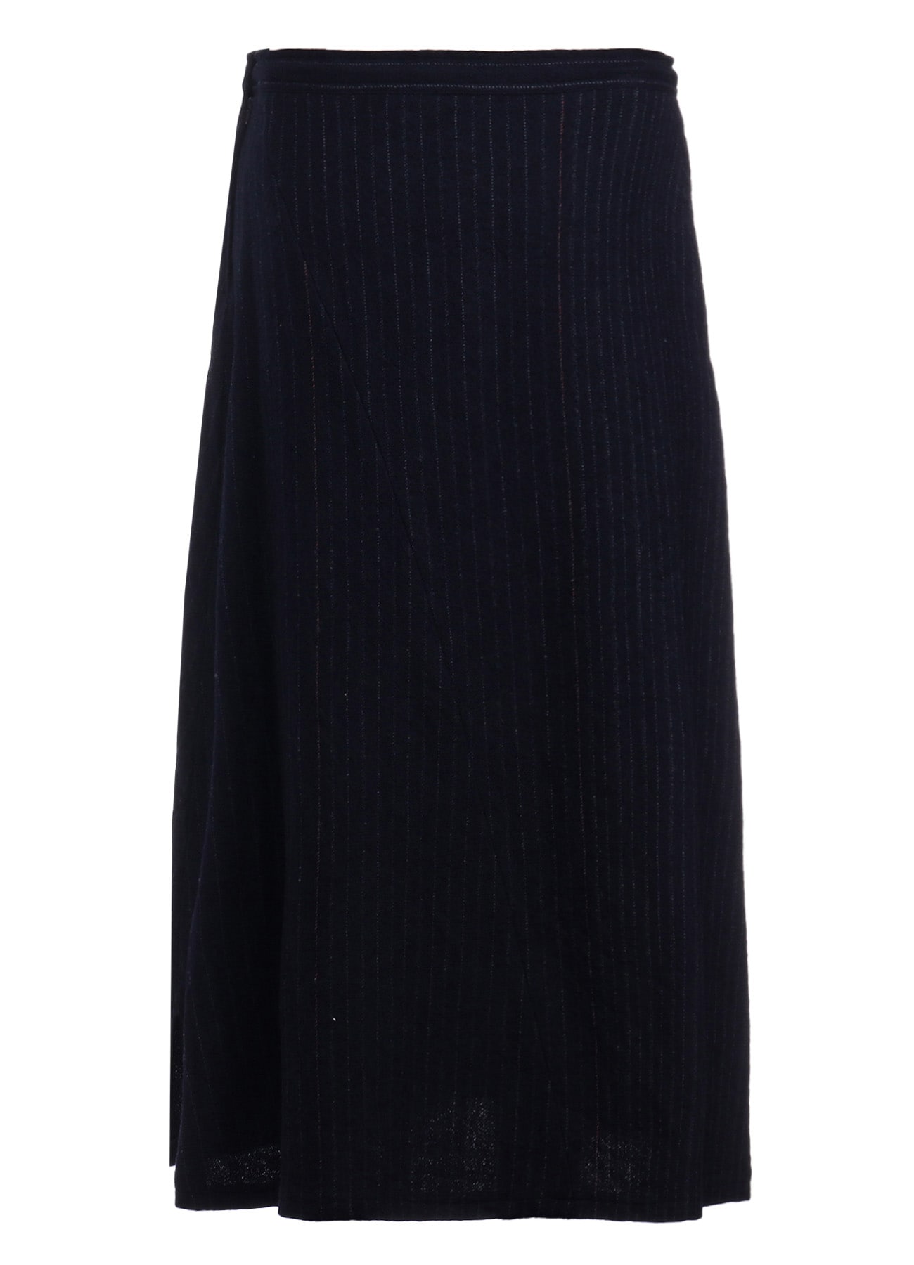 【9/13 12:00(JST) Release】WOOL PINSTRIPE ASYMMETRIC FLARE SKIRT