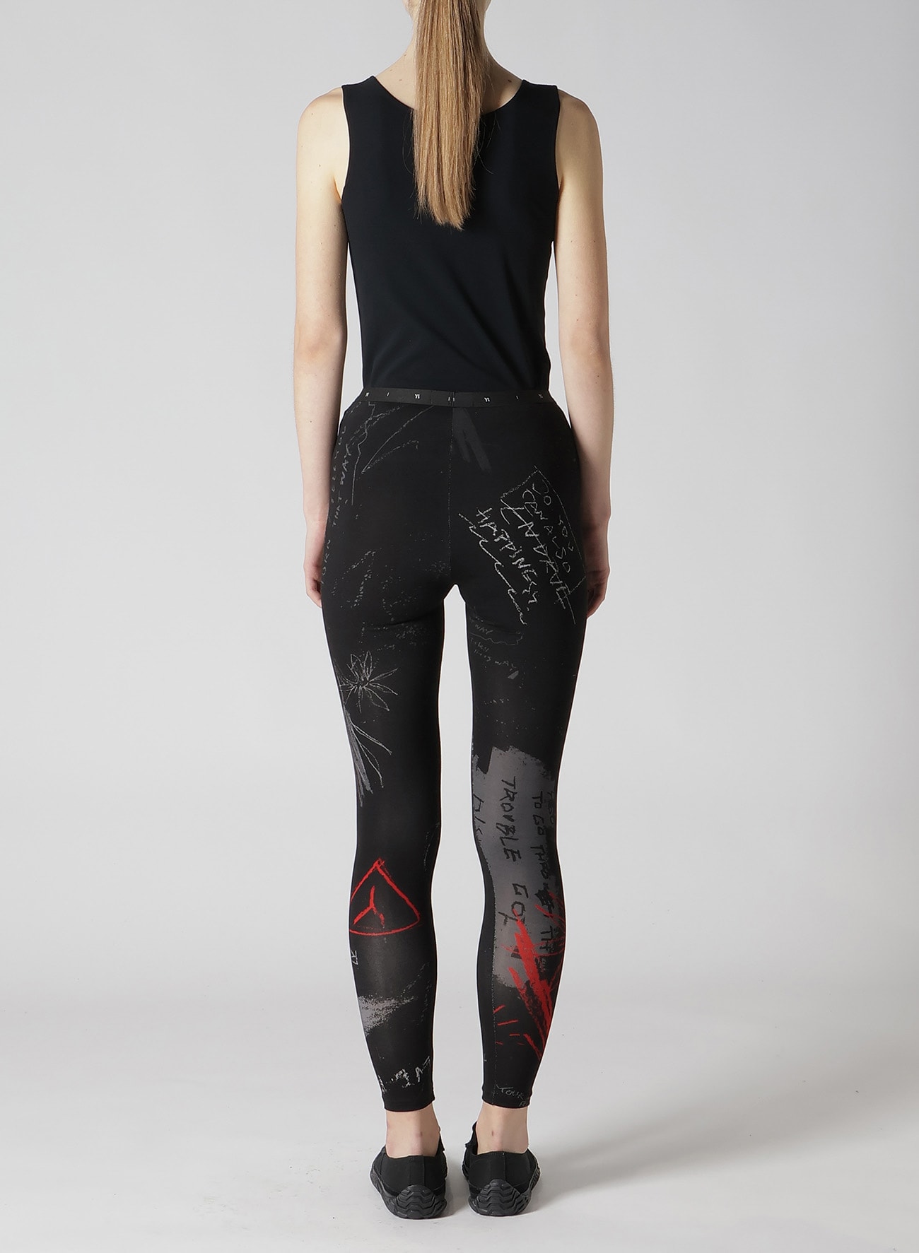 【9/13 12:00(JST) Release】40/-RY JERSEY CHALK PRINT LEGGINGS