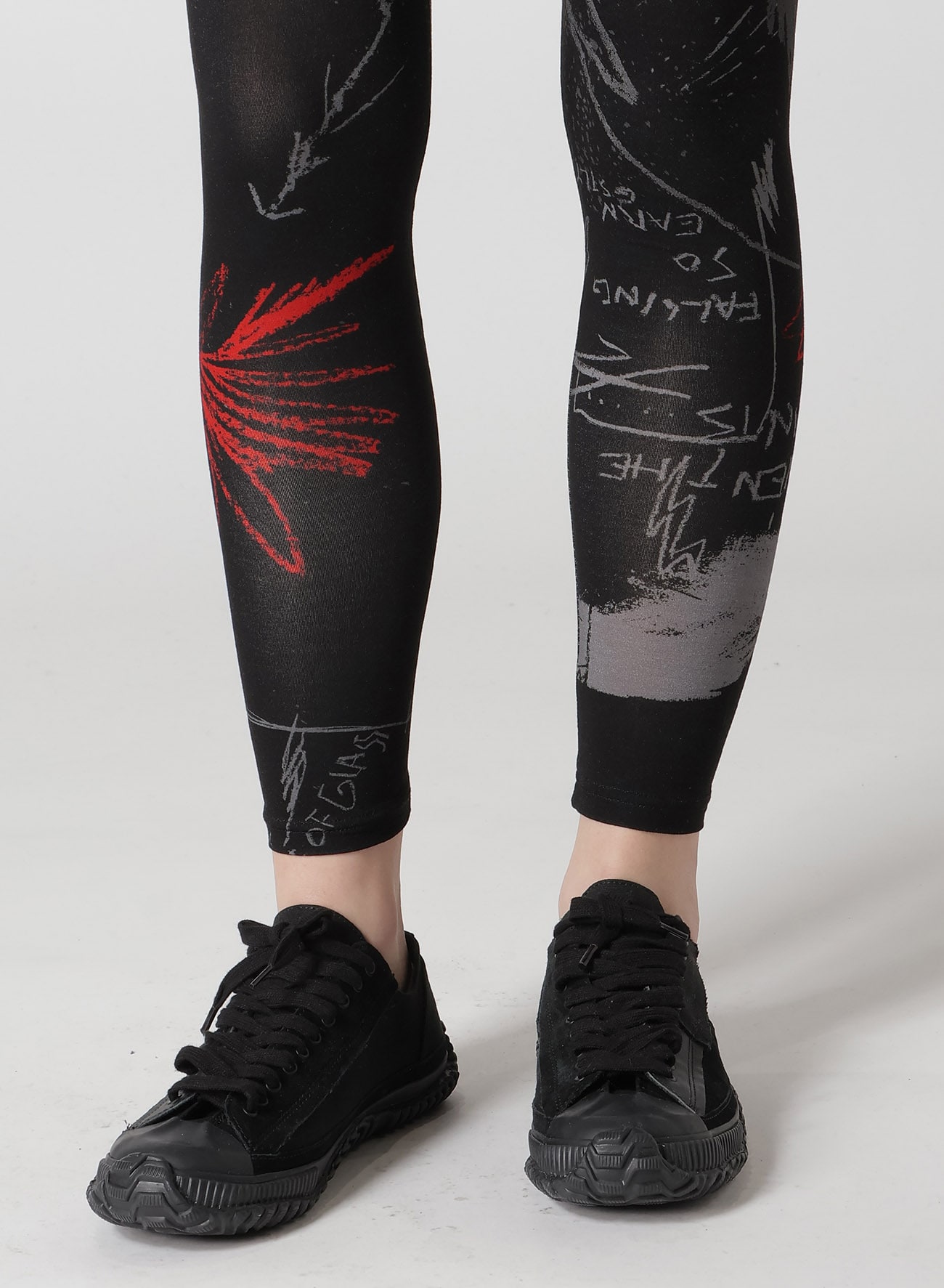 【9/13 12:00(JST) Release】40/-RY JERSEY CHALK PRINT LEGGINGS