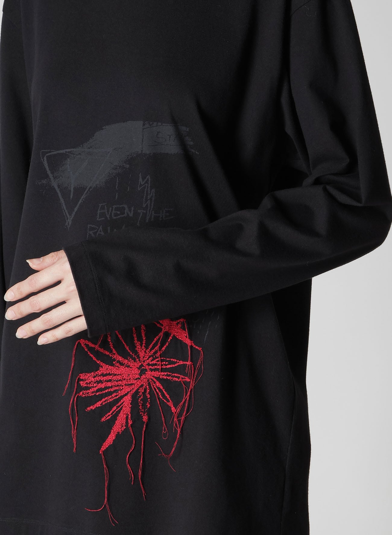 【9/13 12:00(JST) Release】CHALK PRINT & STITCH ROUND NECK LONG SLEEVE T