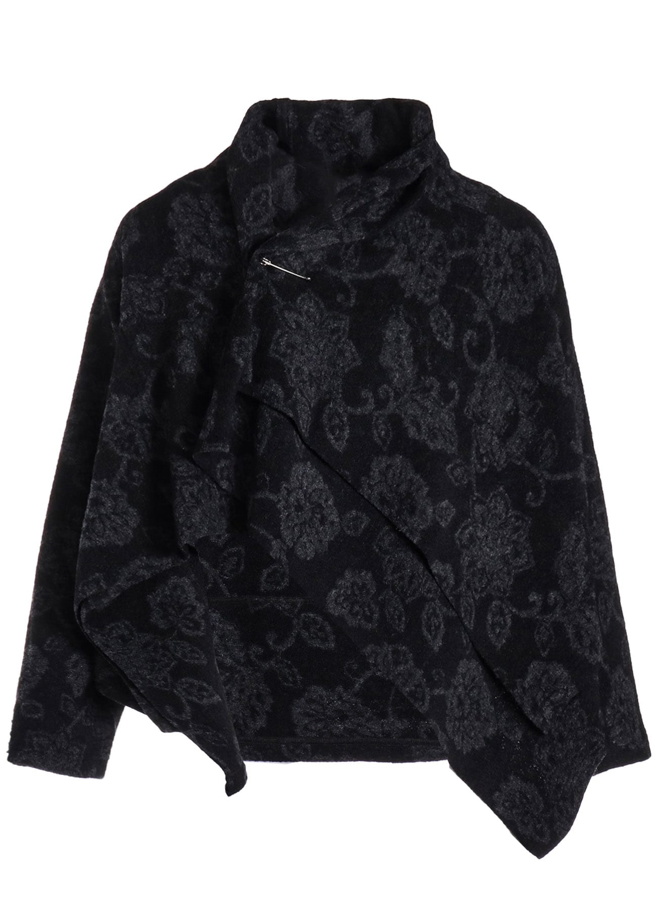 【9/13 12:00(JST) Release】FLOWER PILE JACQUARD DOUBLED LAYER LIKE CARDIGAN