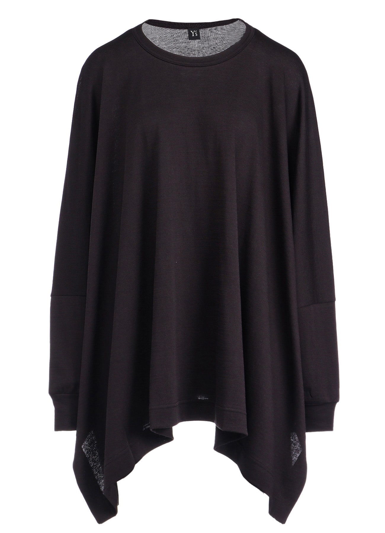 【9/13 12:00(JST) Release】40/2 GAUZE JERSEY ROUND SLEEVE PONCHO