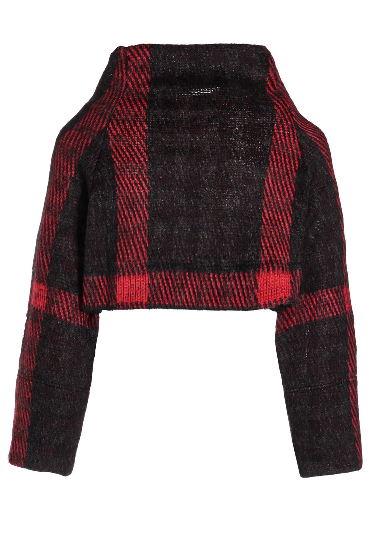 【9/13 12:00(JST) Release】PLAID GAUZE WJQ CROPPED RAG T