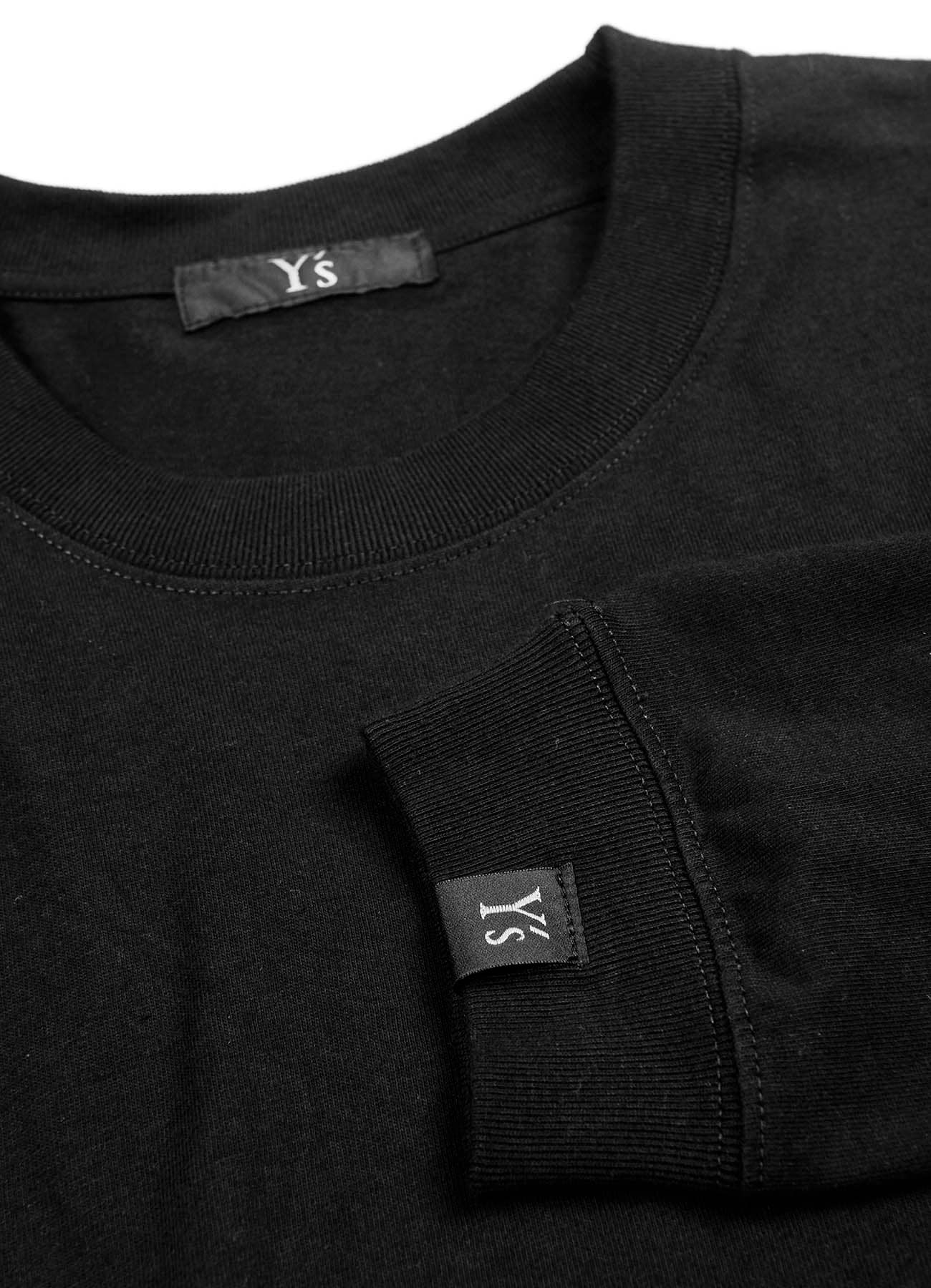 Online EXCLUSIVE-Y's logo Long sleeve T-shirts (Wide) (S Black 