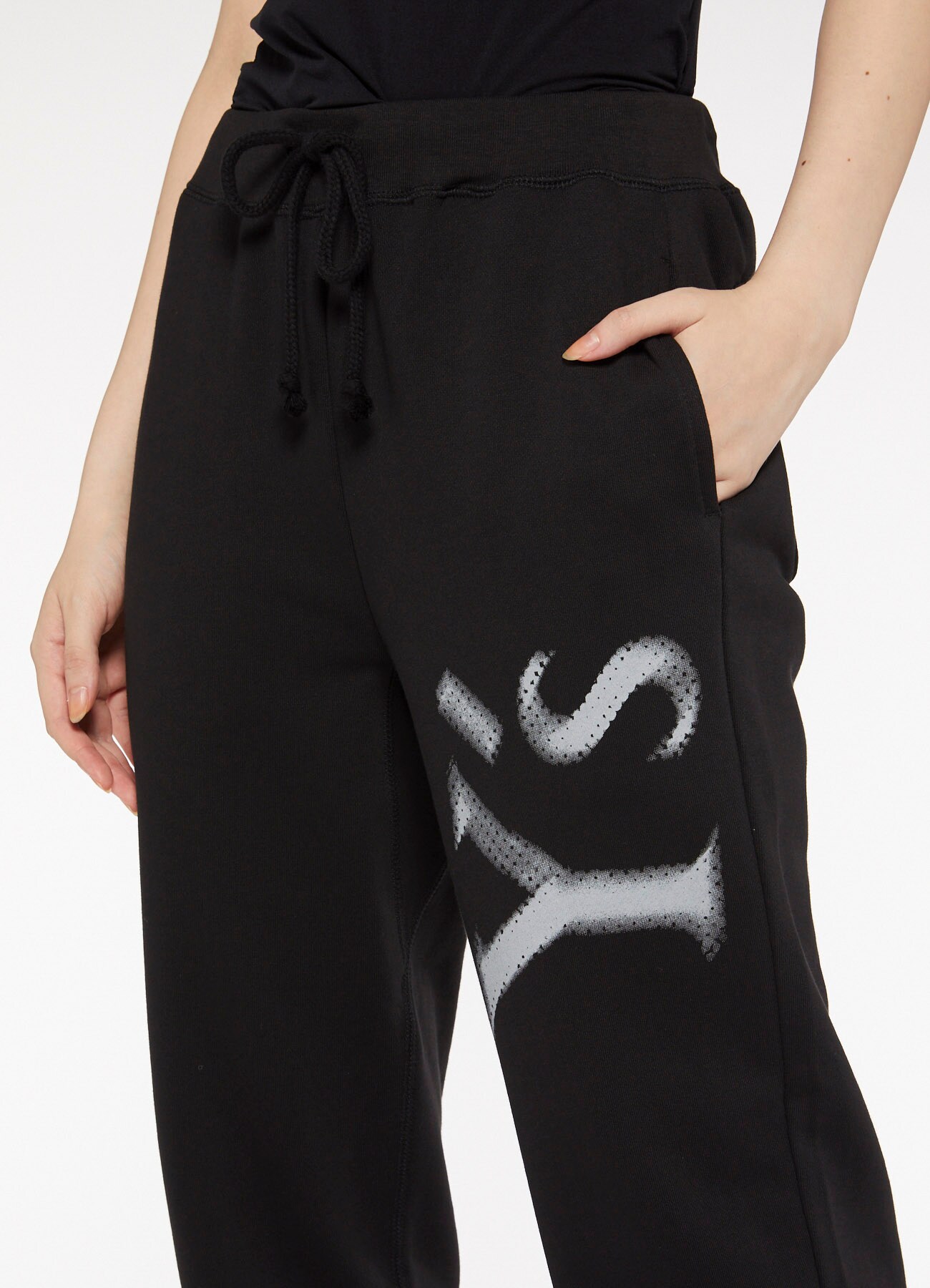 Online EXCLUSIVE-Y's logo Track pants (S Black): Y's ｜ THE SHOP 