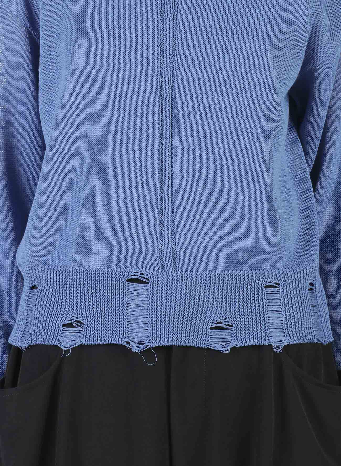 COTTON POLYESTER WELT PLAIN STITCH CENTER LINE LONG SLEEVE