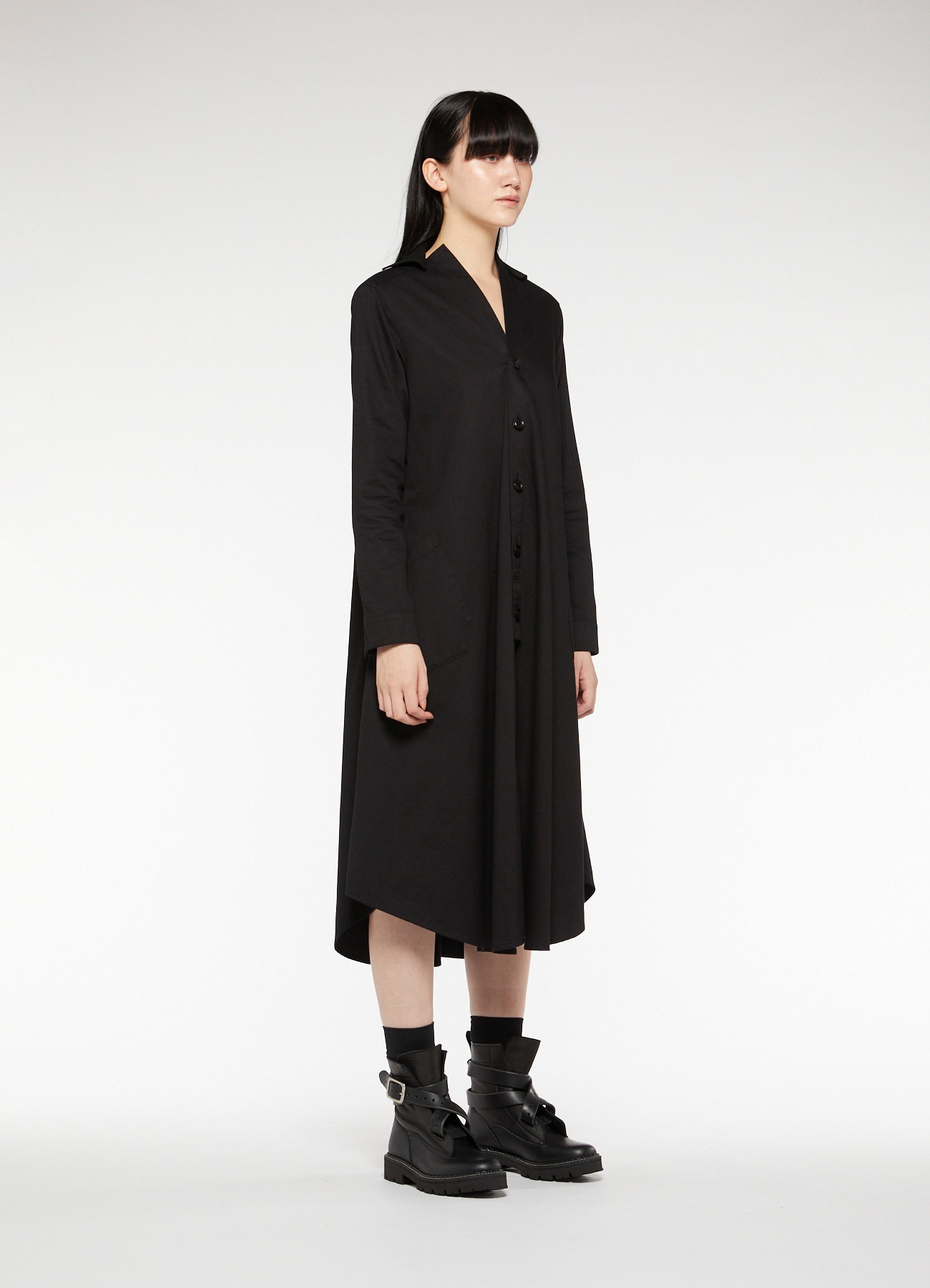 Y's-BORN PRODUCT OUT POCKET SHIRT DRESS