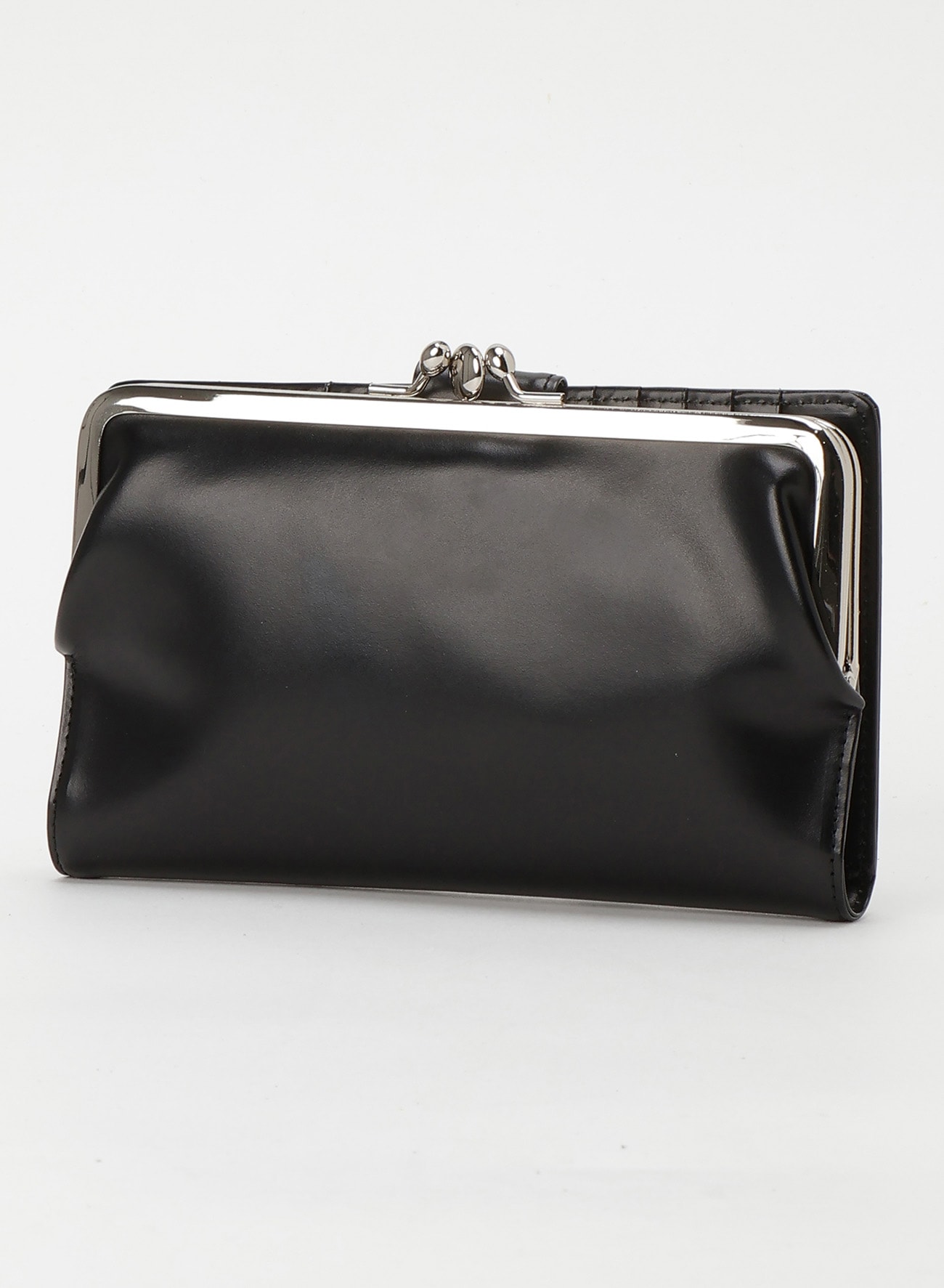 GLOSSY SMOOTH LEATHER LONG CLASP WALLET