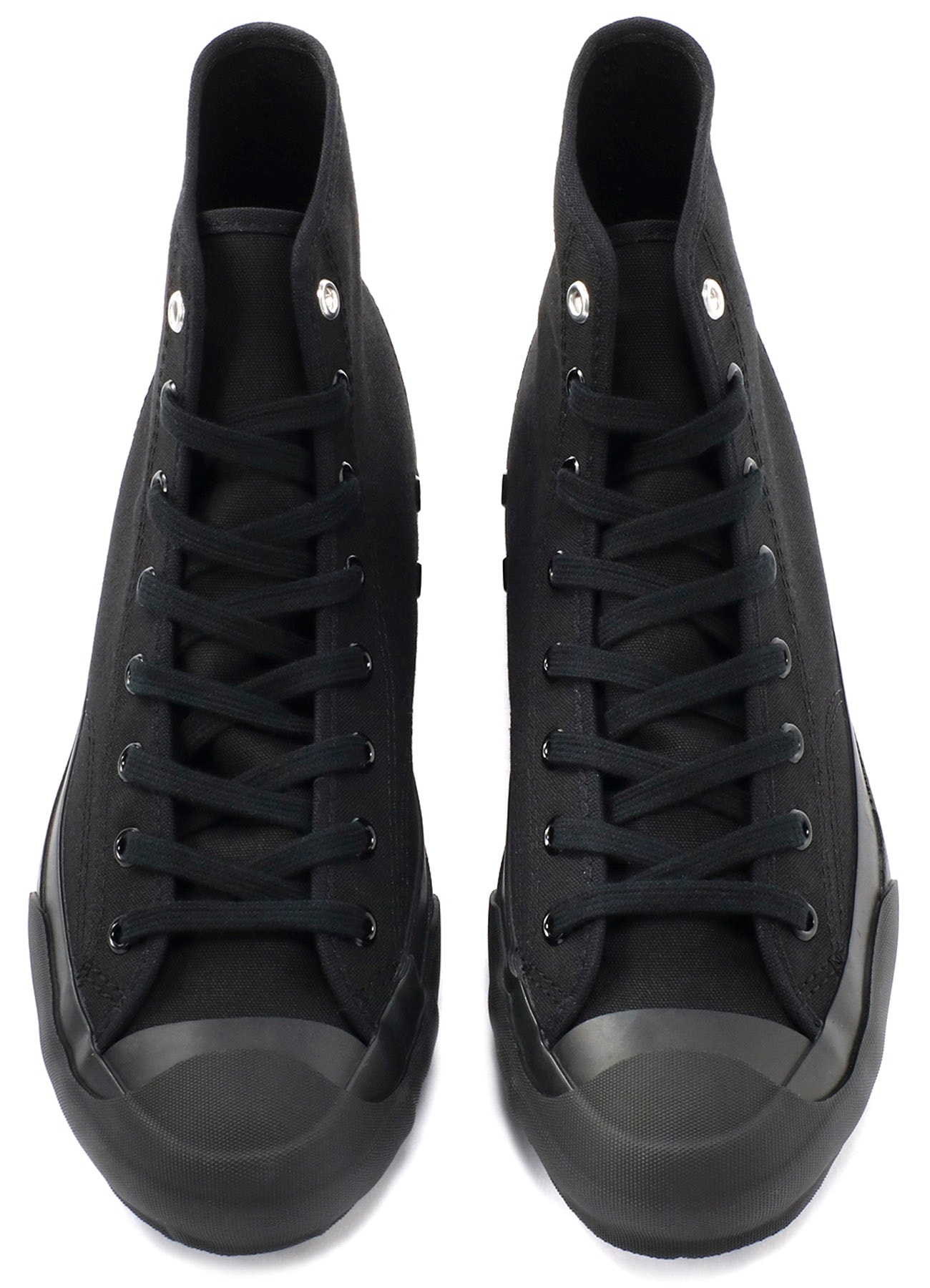 No.8 Canvas High-Cut Sneakers (US 4.5 Black x Black): Vintage 1.1 