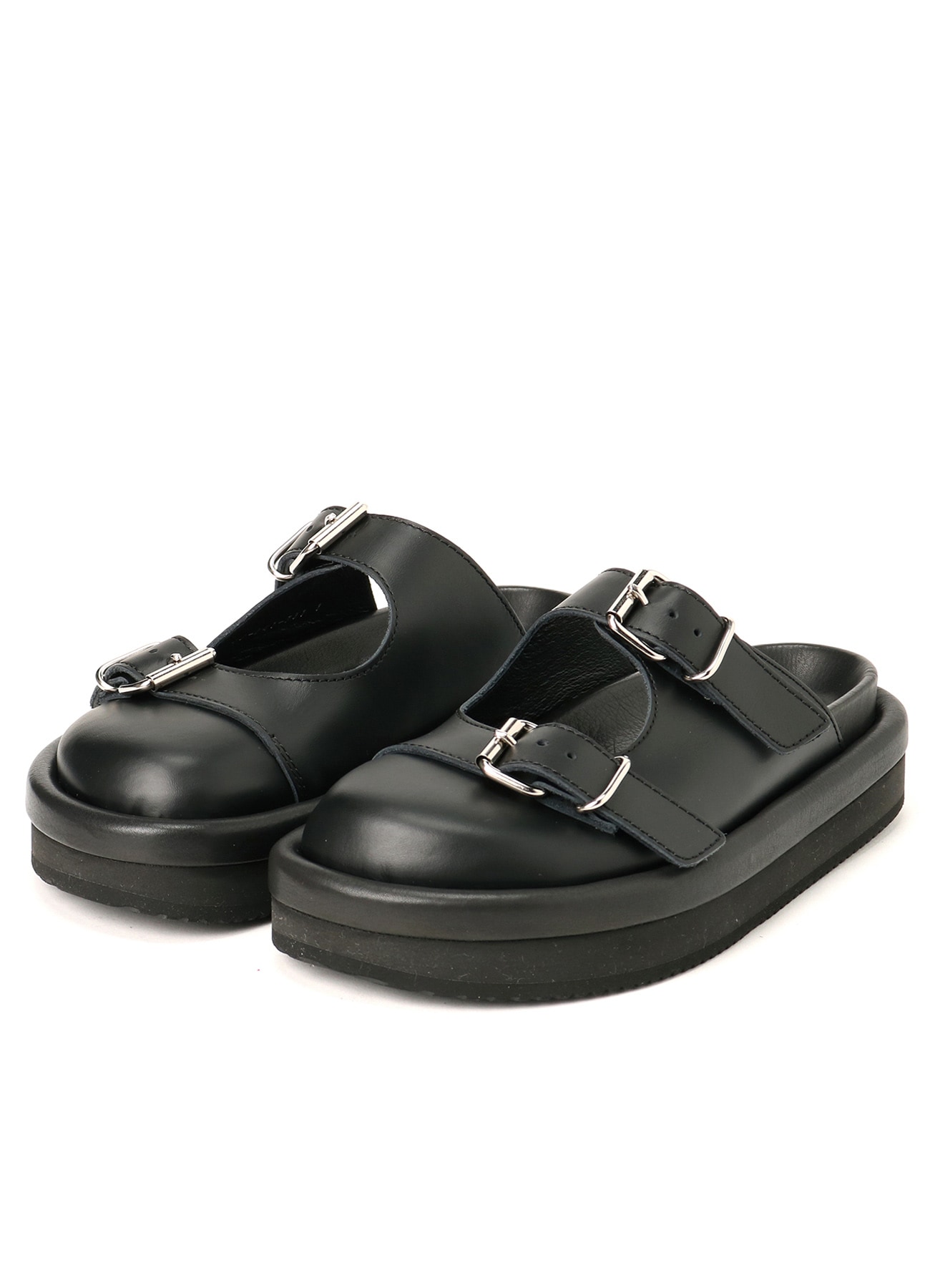 COW LEATHER BELTED SANDAL
