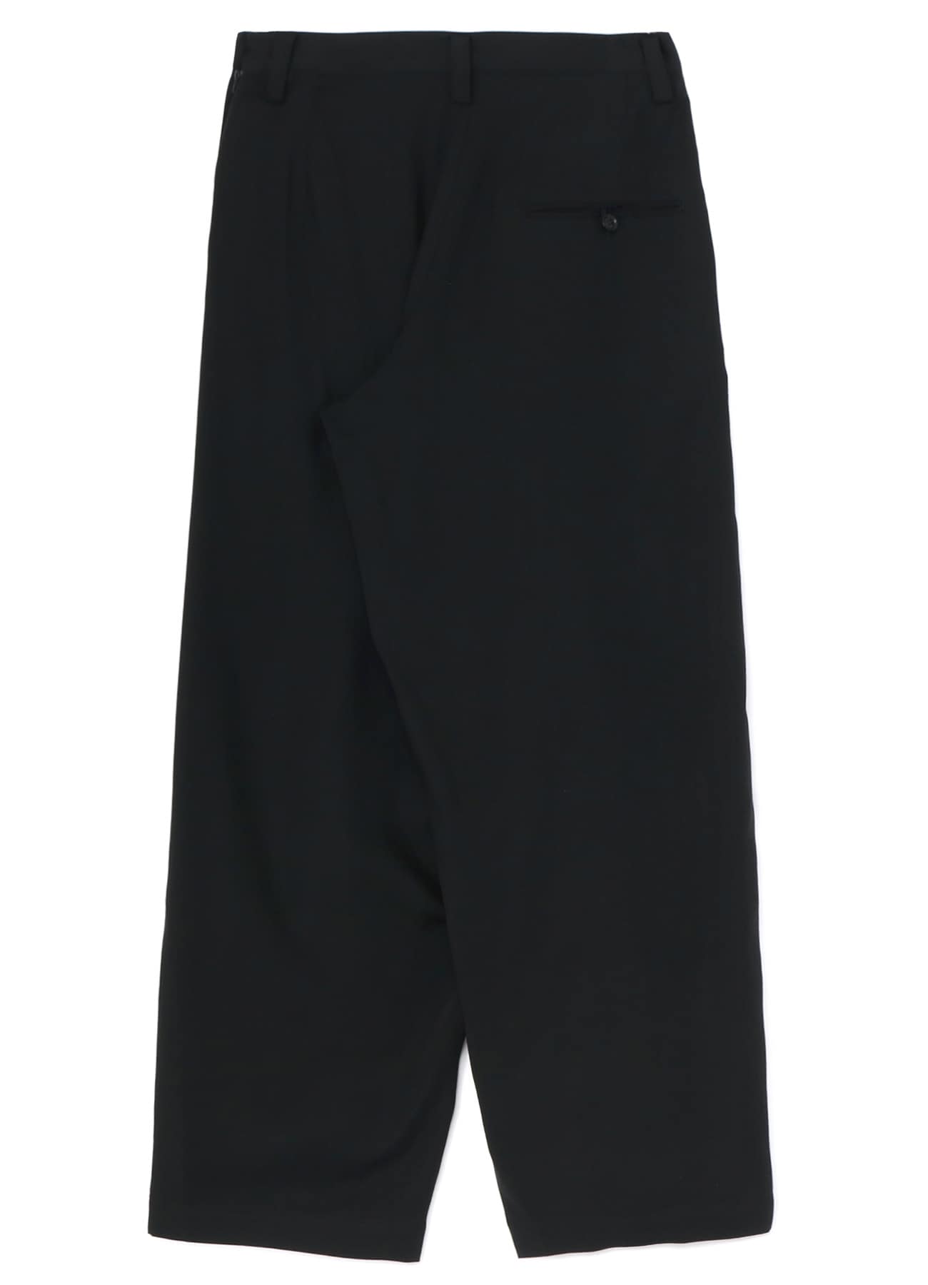 CUPRO DUNGAREE TWILL SIDE OPEN PANTS(XS Black): Y's｜THE SHOP 